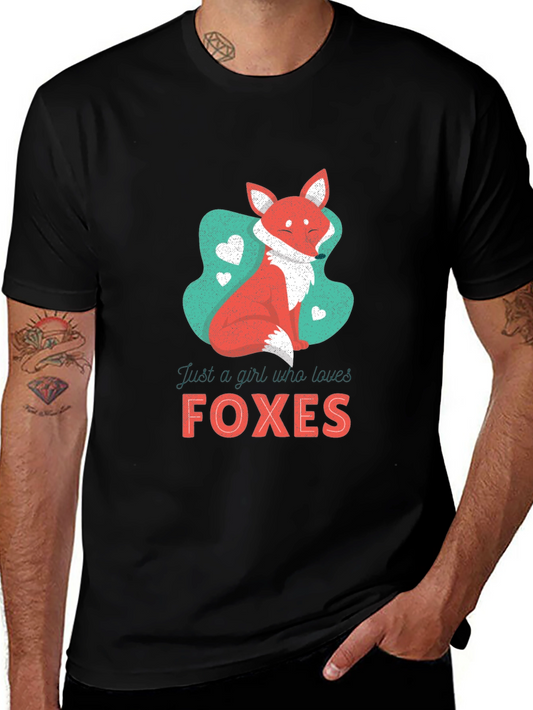 Fox Lover Graphic Tee - Cute Animal Shirt