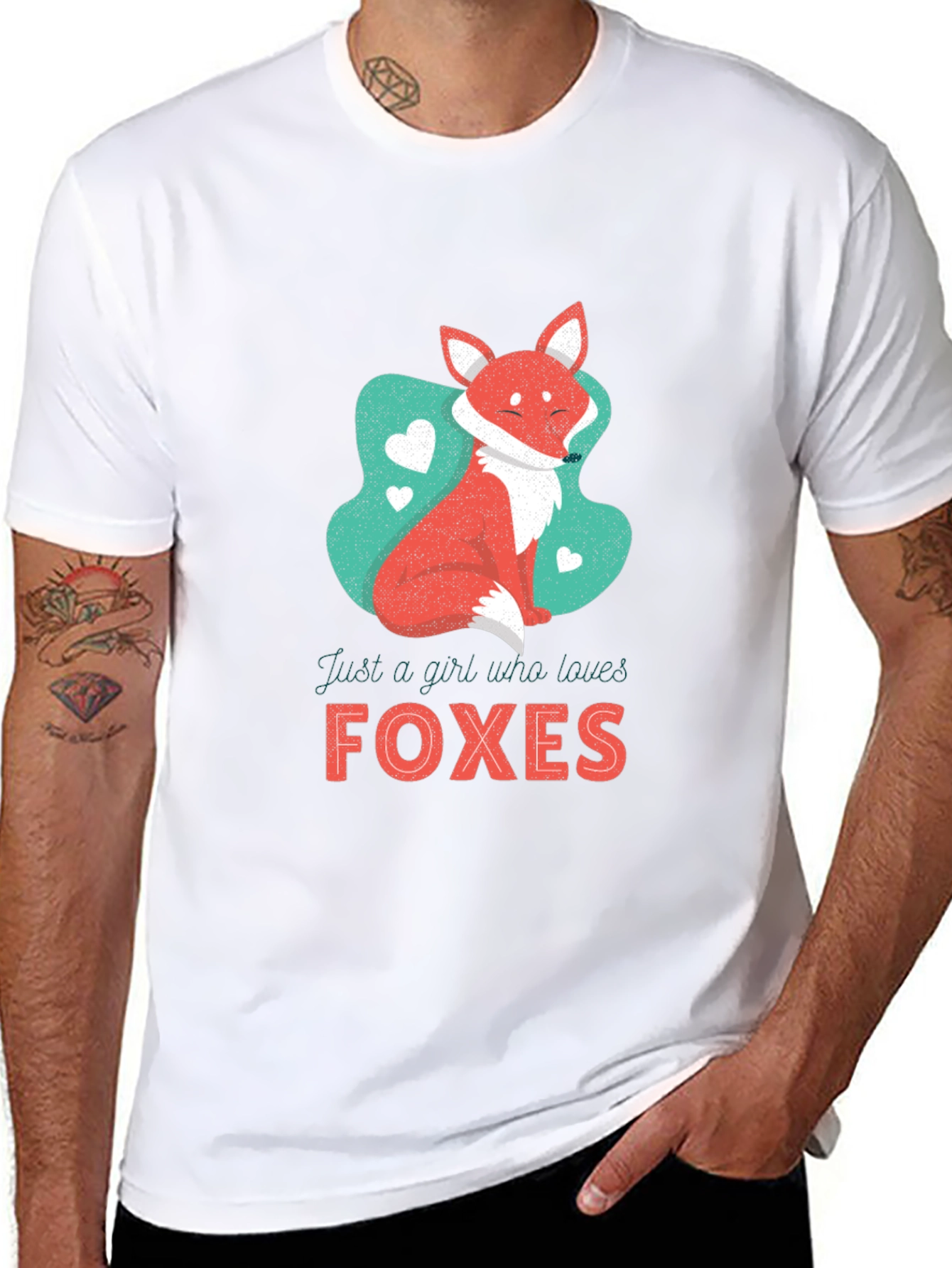 Fox Lover Graphic Tee - Cute Animal Shirt