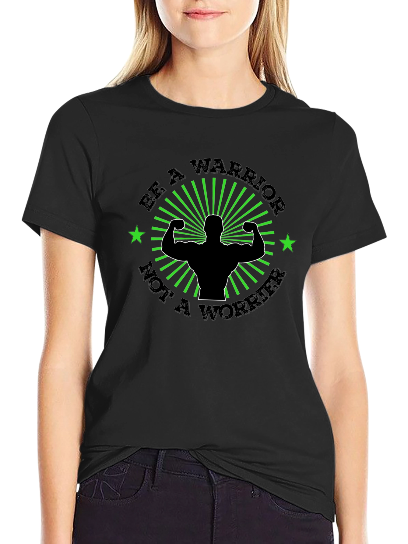Be A Warrior T-Shirt: Motivational Gym Shirt