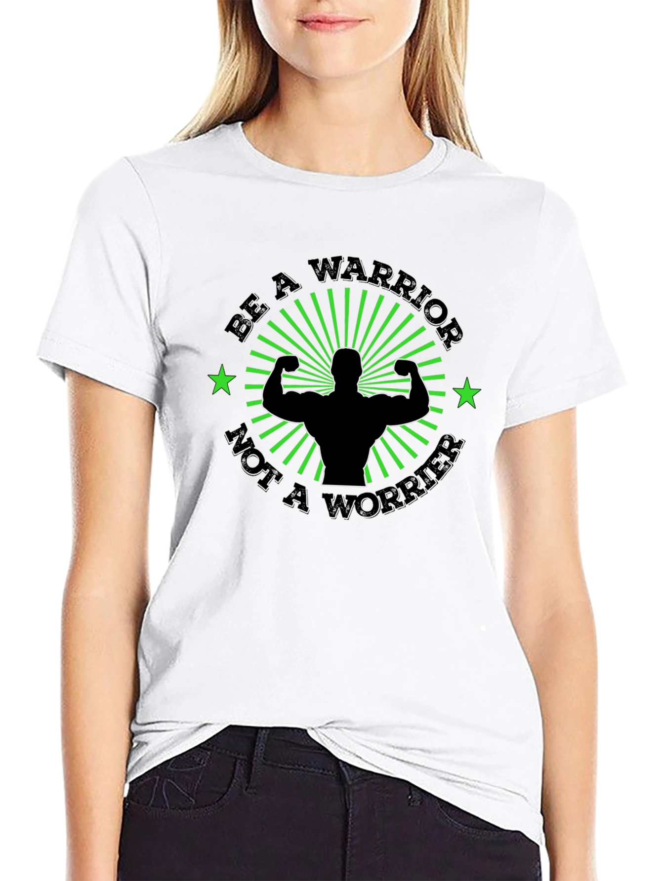 Be A Warrior T-Shirt: Motivational Gym Shirt