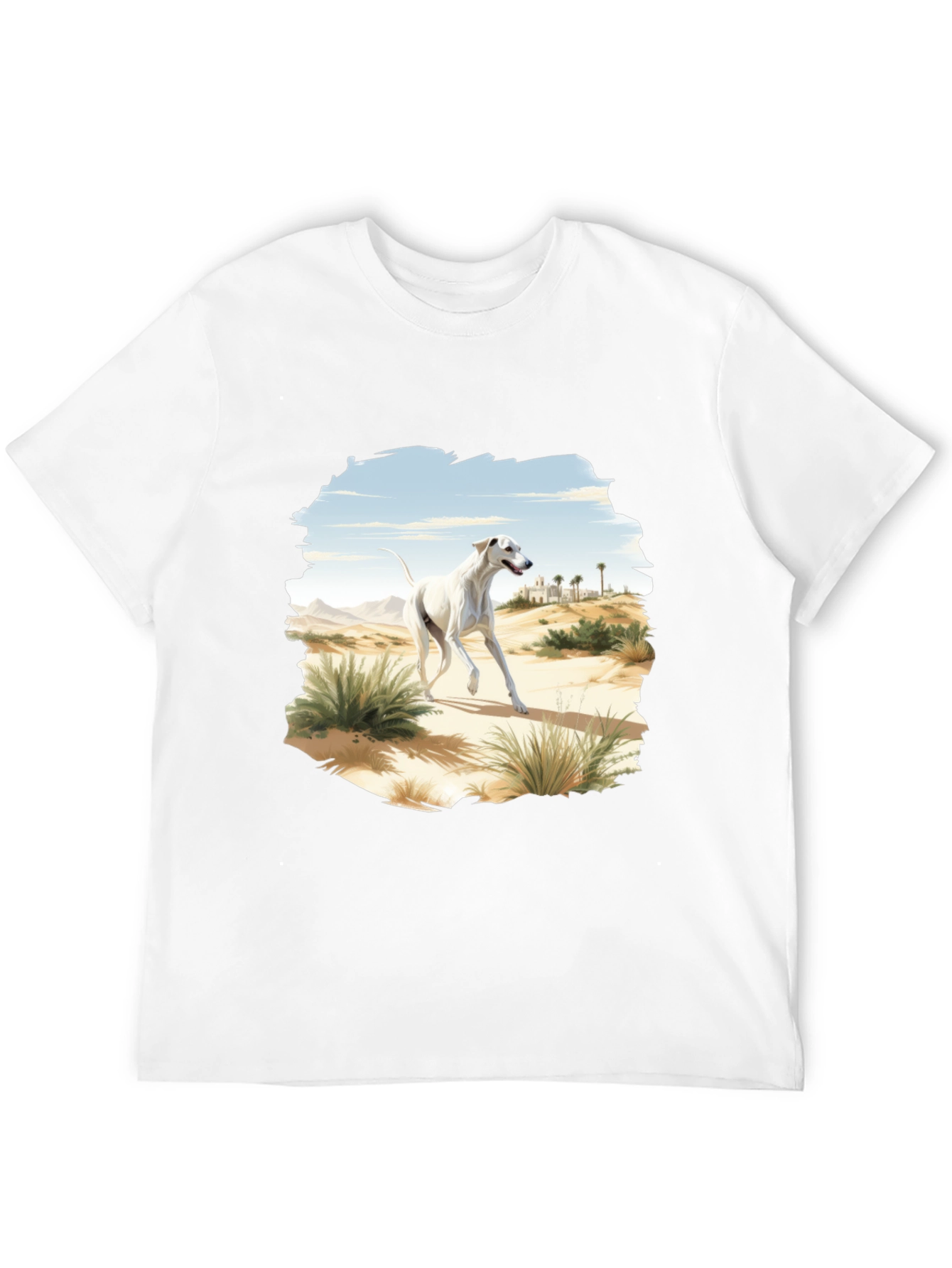 Desert Dog Graphic Tee - Stylish Black T-Shirt