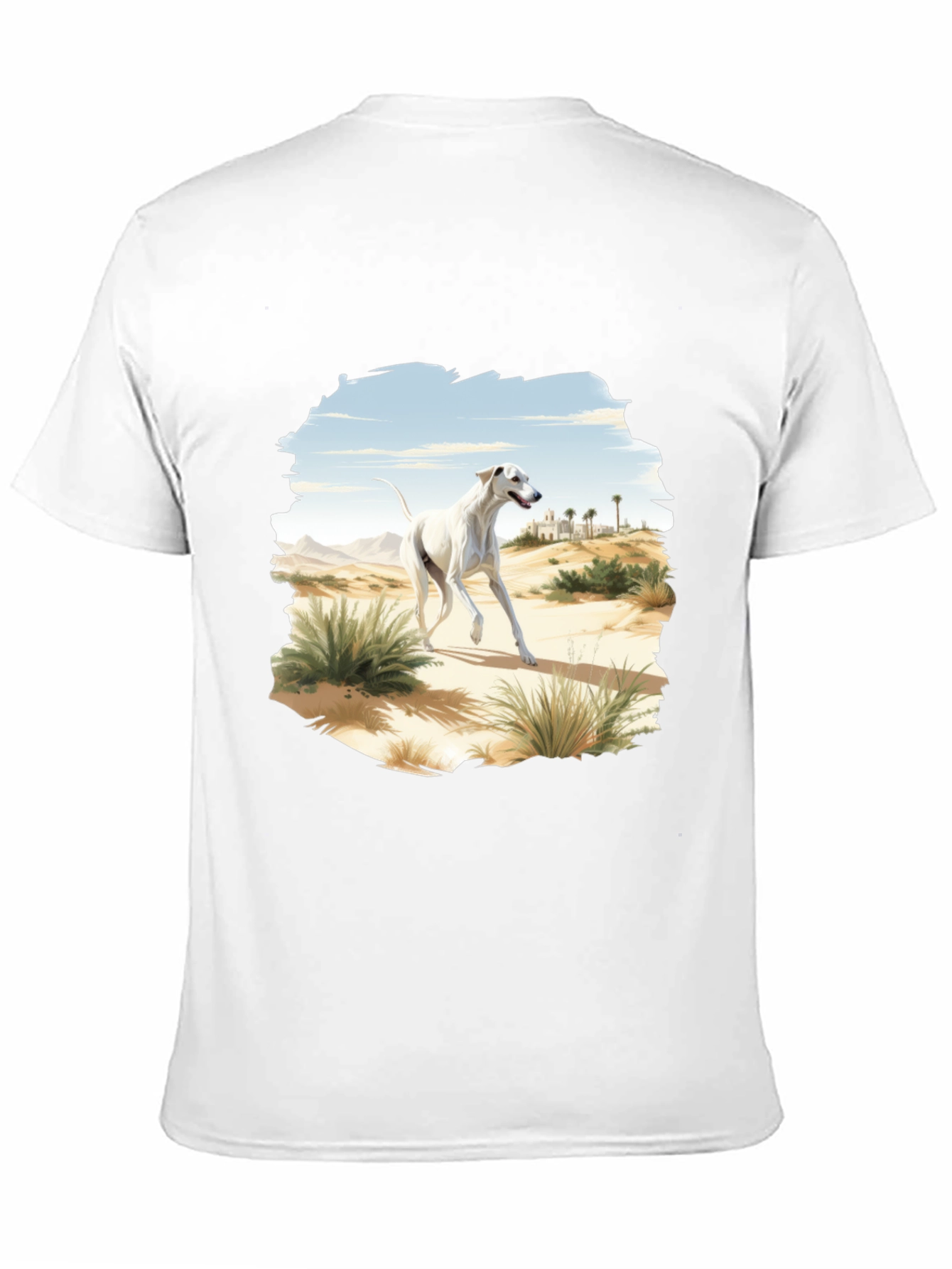 Desert Dog Graphic Tee - Stylish Black T-Shirt