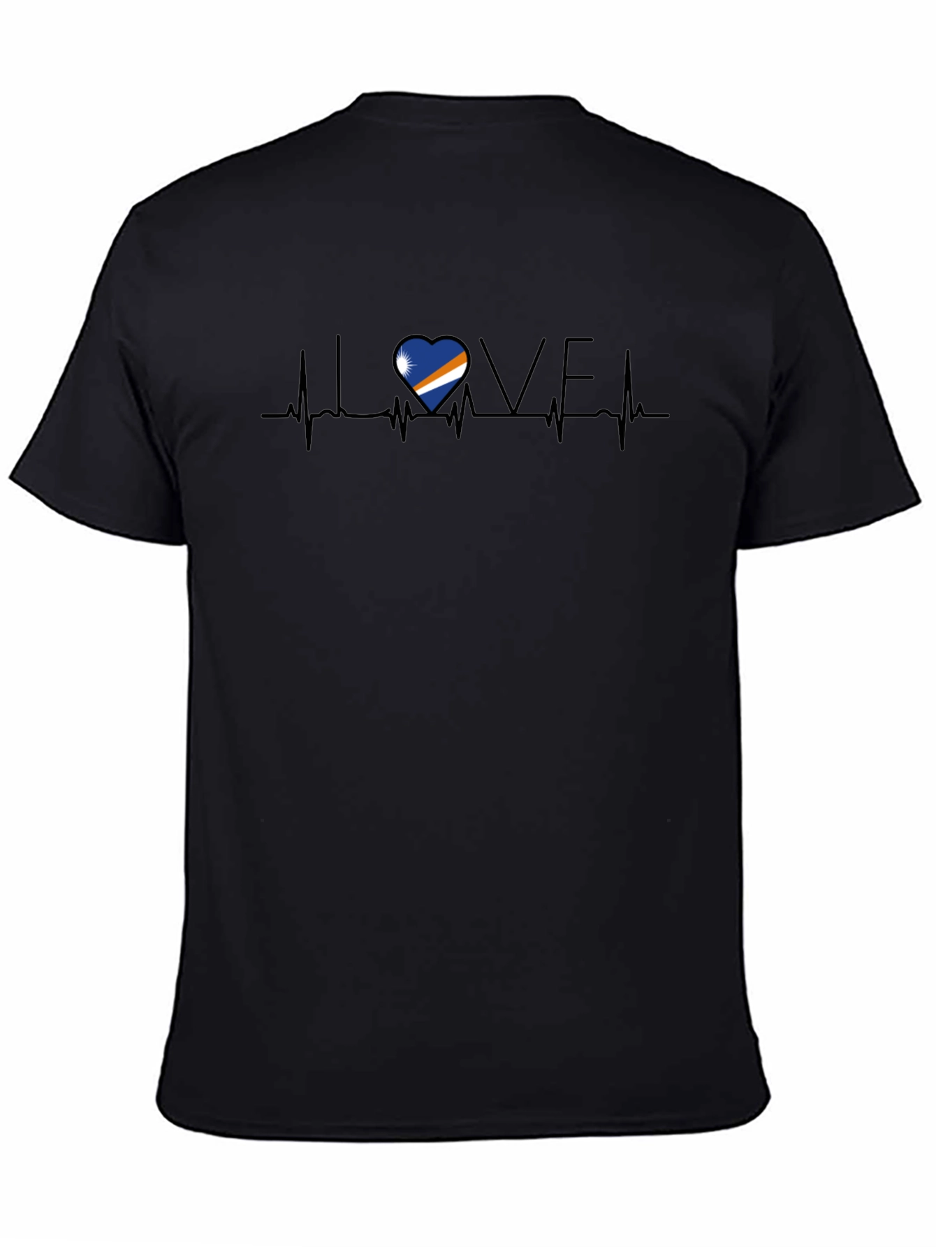 Marshall Islands Love Heartbeat T-Shirt