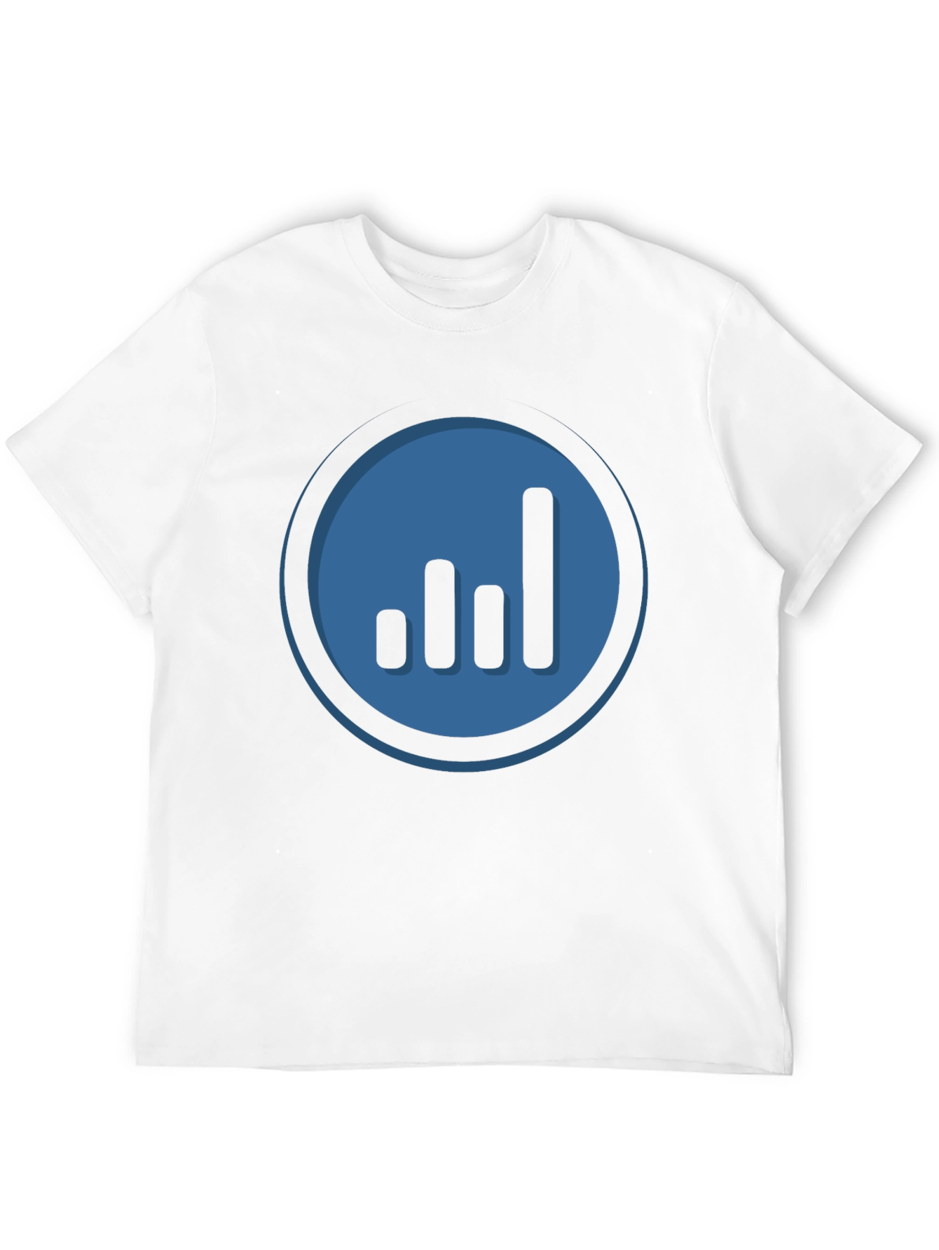 Signal Strength Graphic Tee - Black Cotton T-Shirt