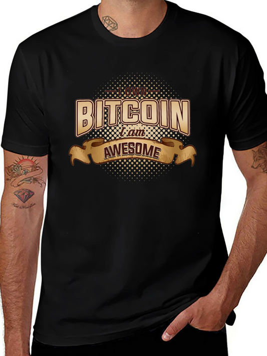 Bitcoin Awesome Black T-Shirt
