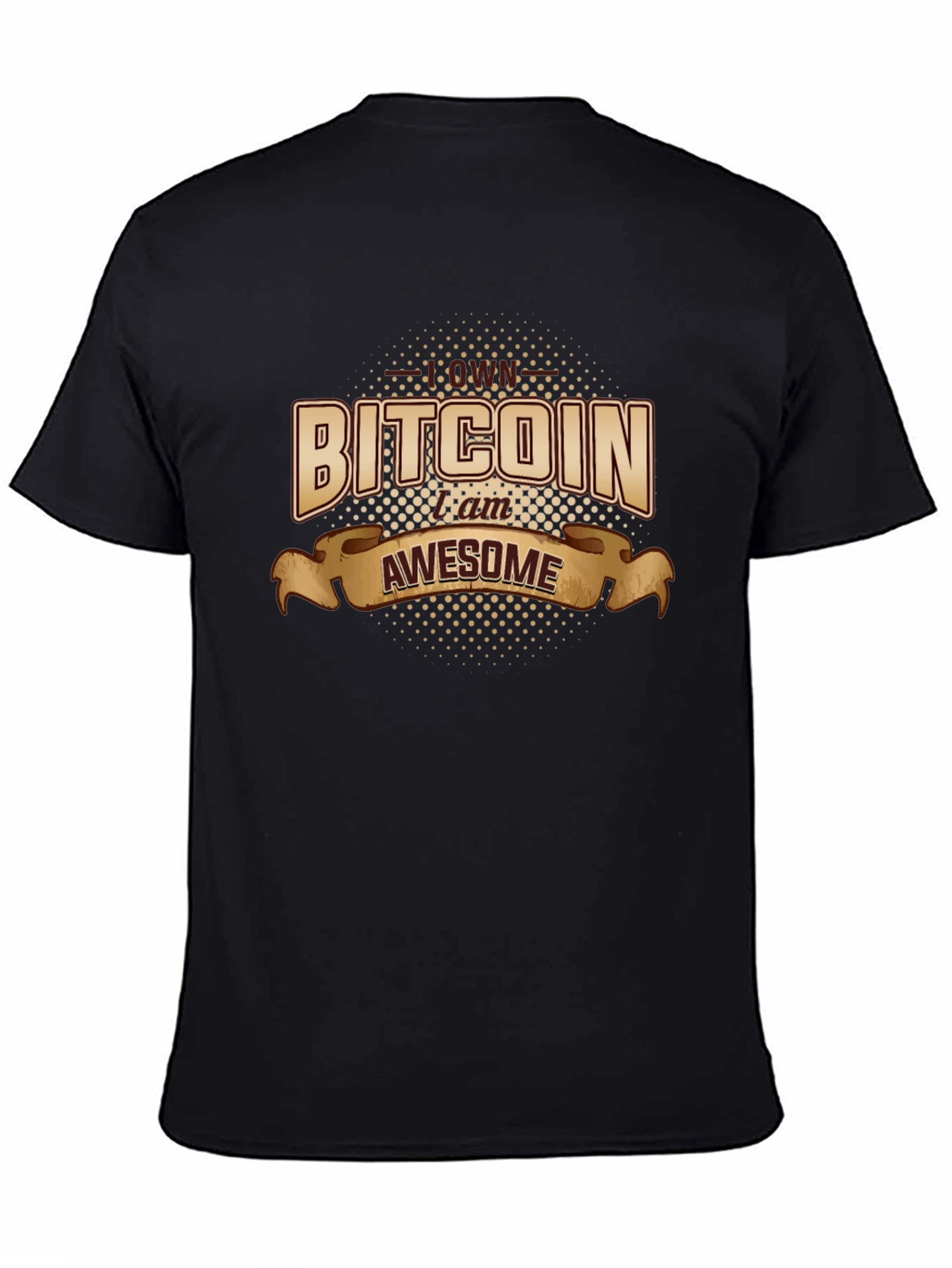 Bitcoin Awesome Black T-Shirt