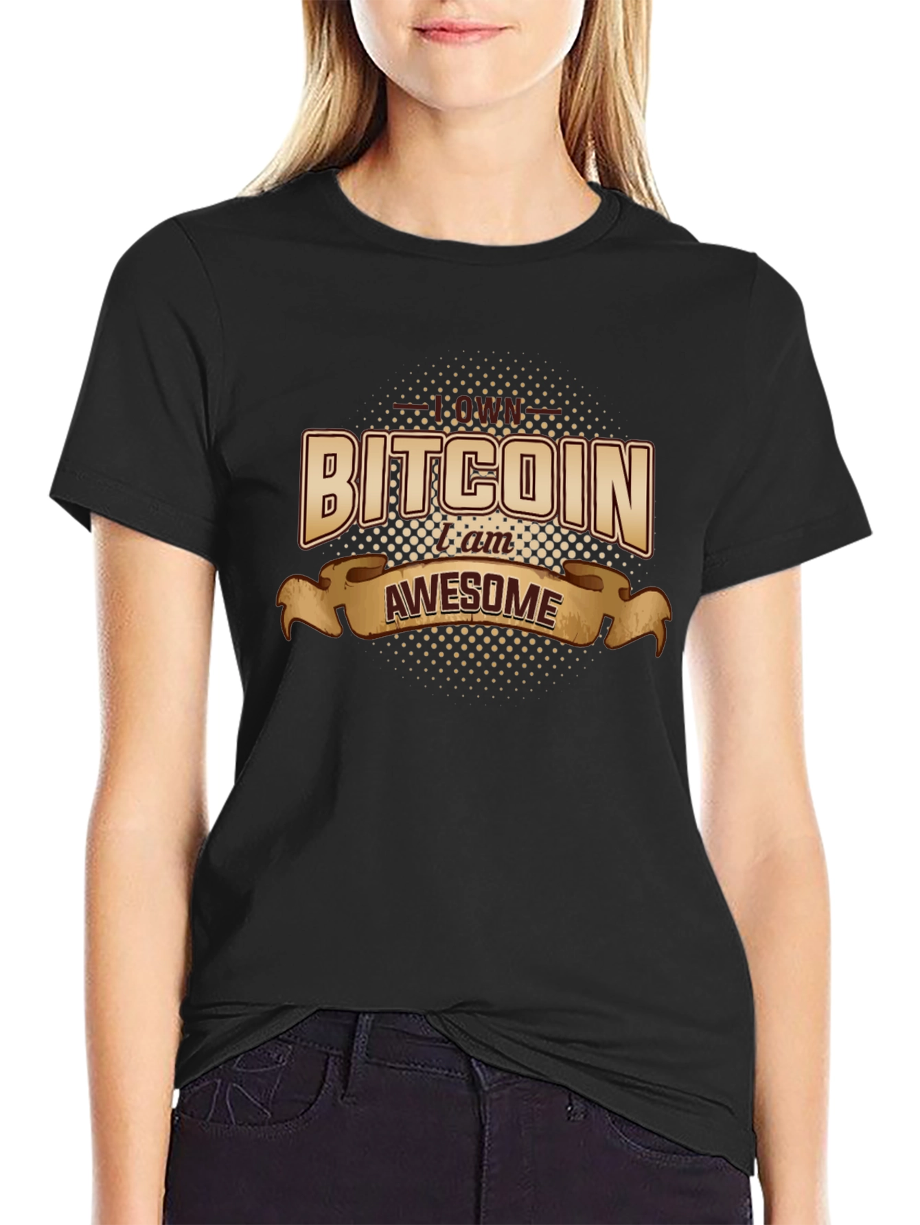 Bitcoin Awesome Black T-Shirt