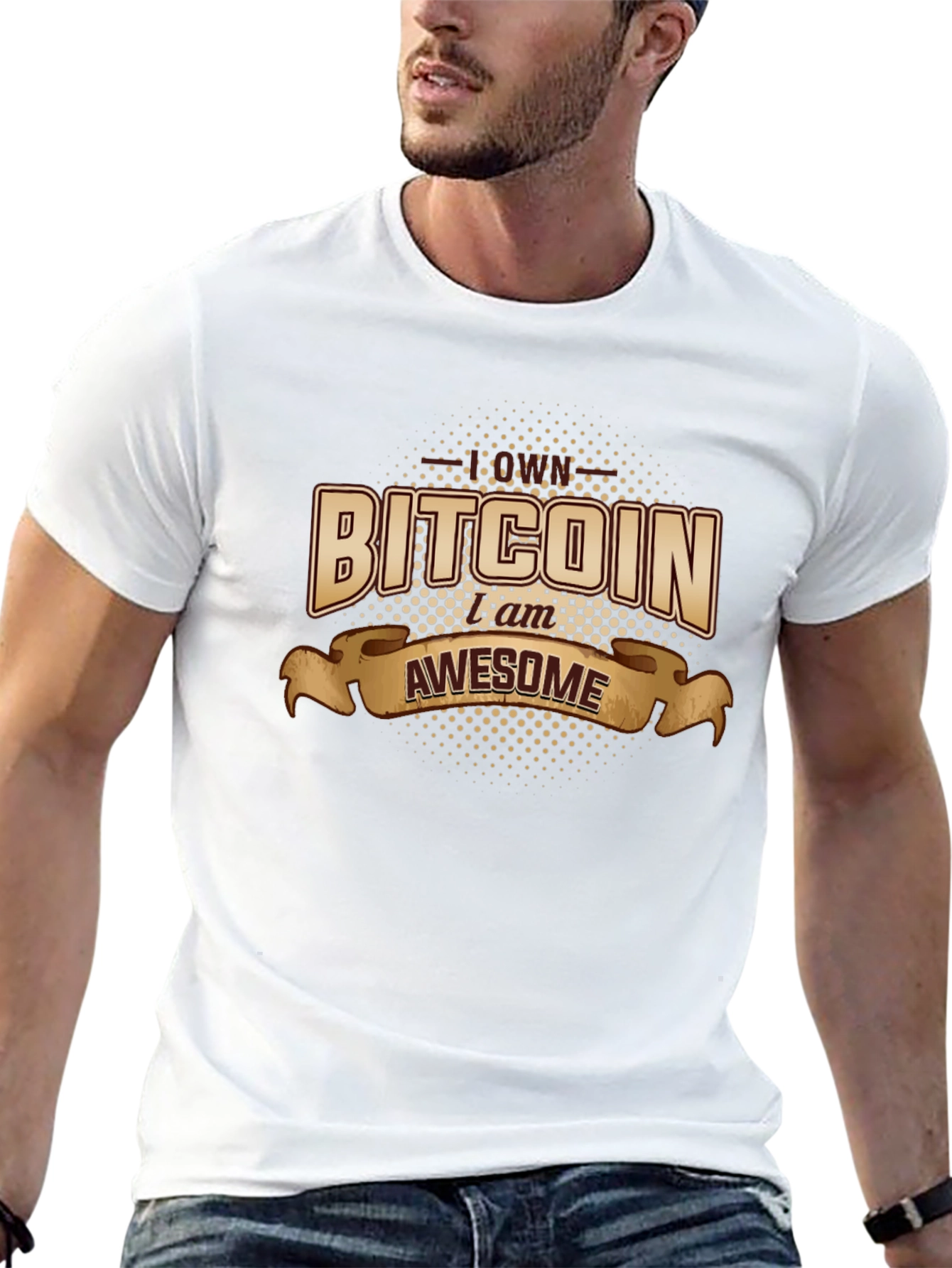 Bitcoin Awesome Black T-Shirt