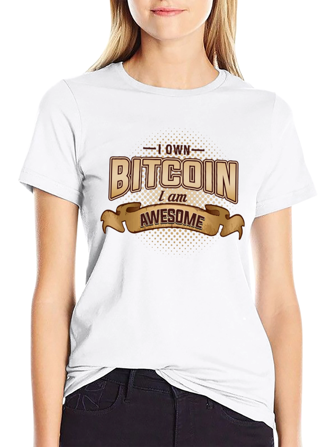 Bitcoin Awesome Black T-Shirt
