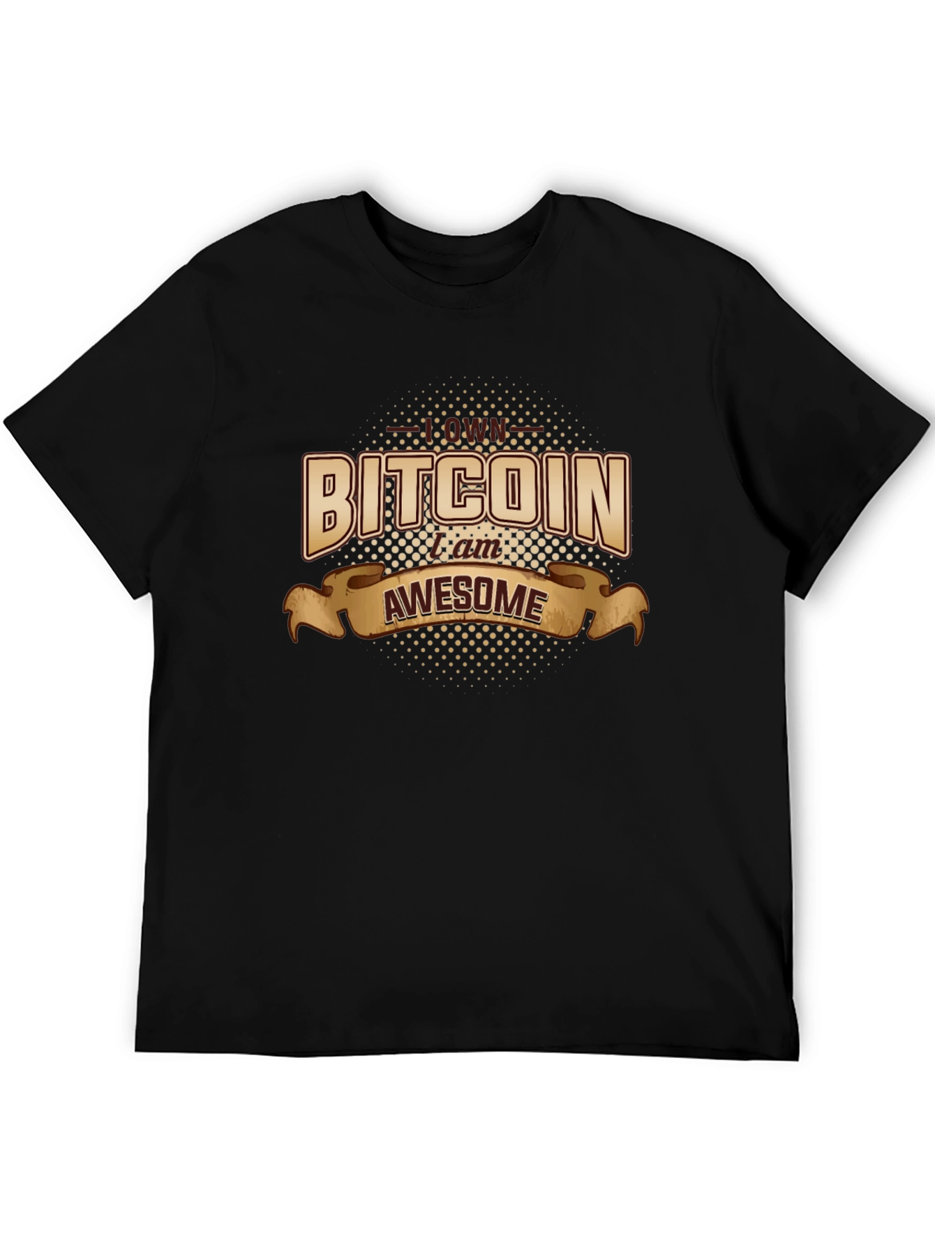 Bitcoin Awesome Black T-Shirt