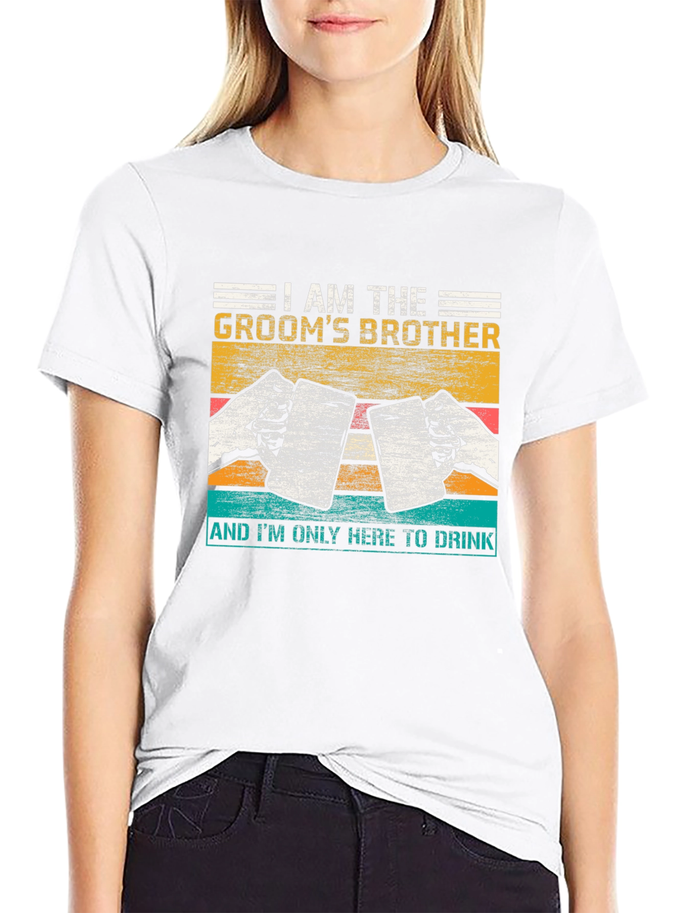 Grooms Brother Beer T-Shirt - Wedding Party Apparel
