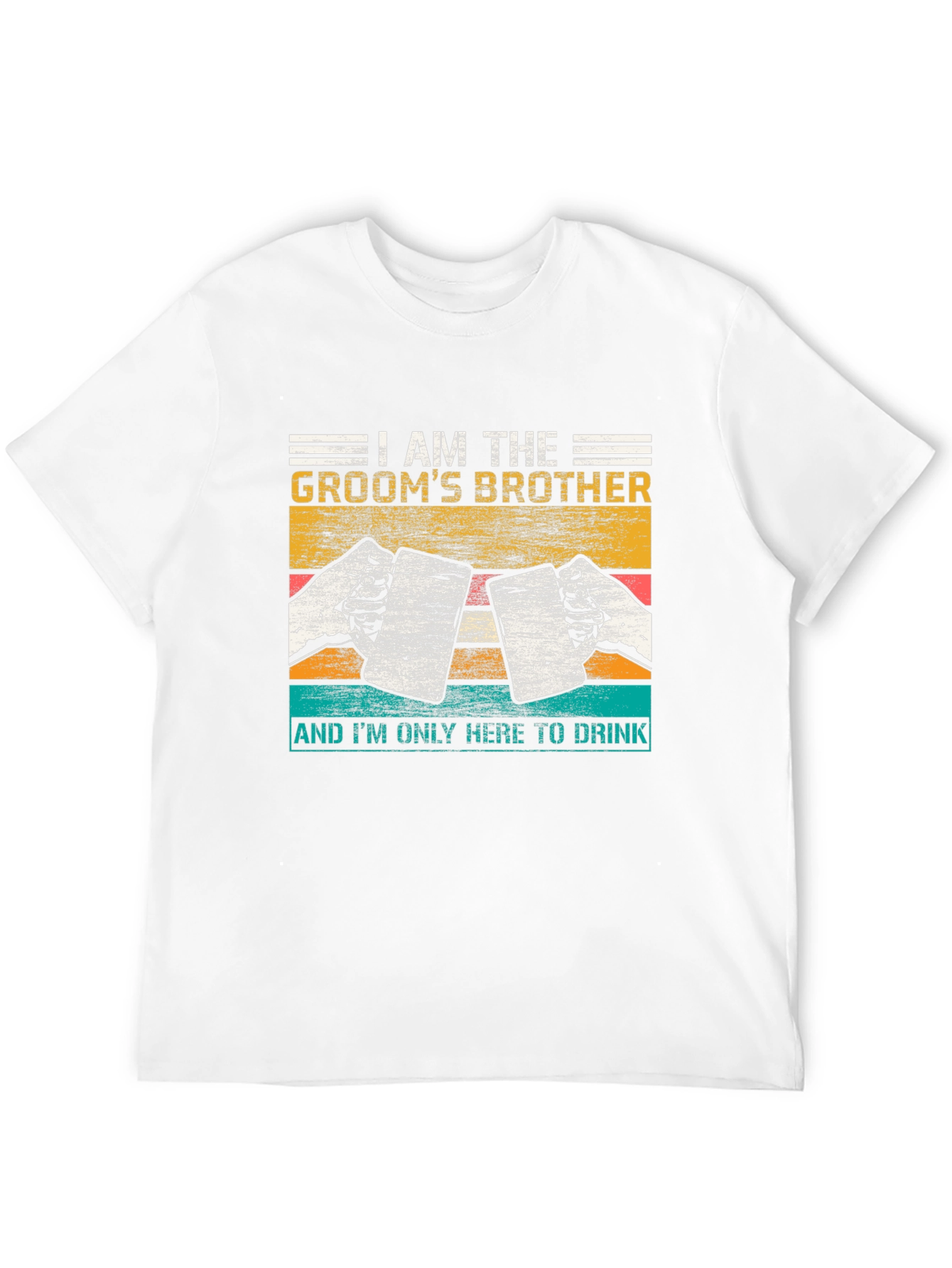 Grooms Brother Beer T-Shirt - Wedding Party Apparel