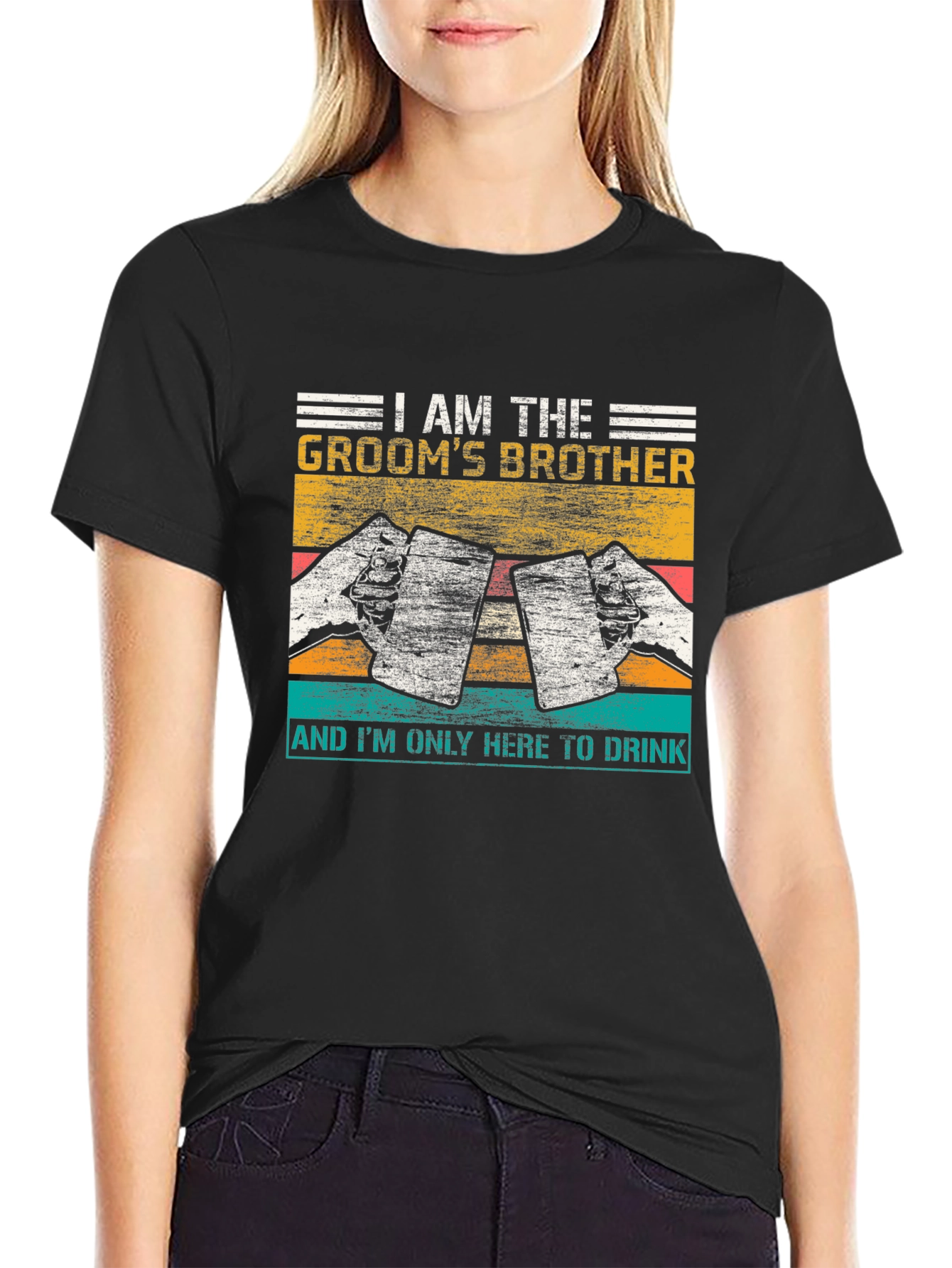 Grooms Brother Beer T-Shirt - Wedding Party Apparel