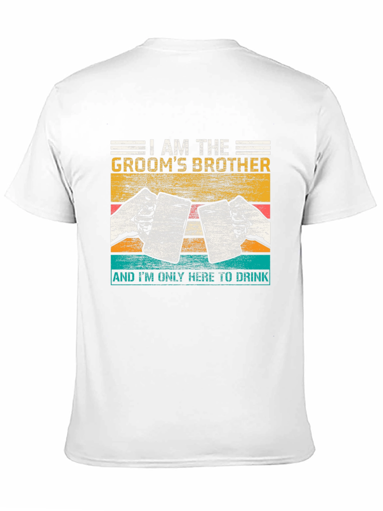 Grooms Brother Beer T-Shirt - Wedding Party Apparel