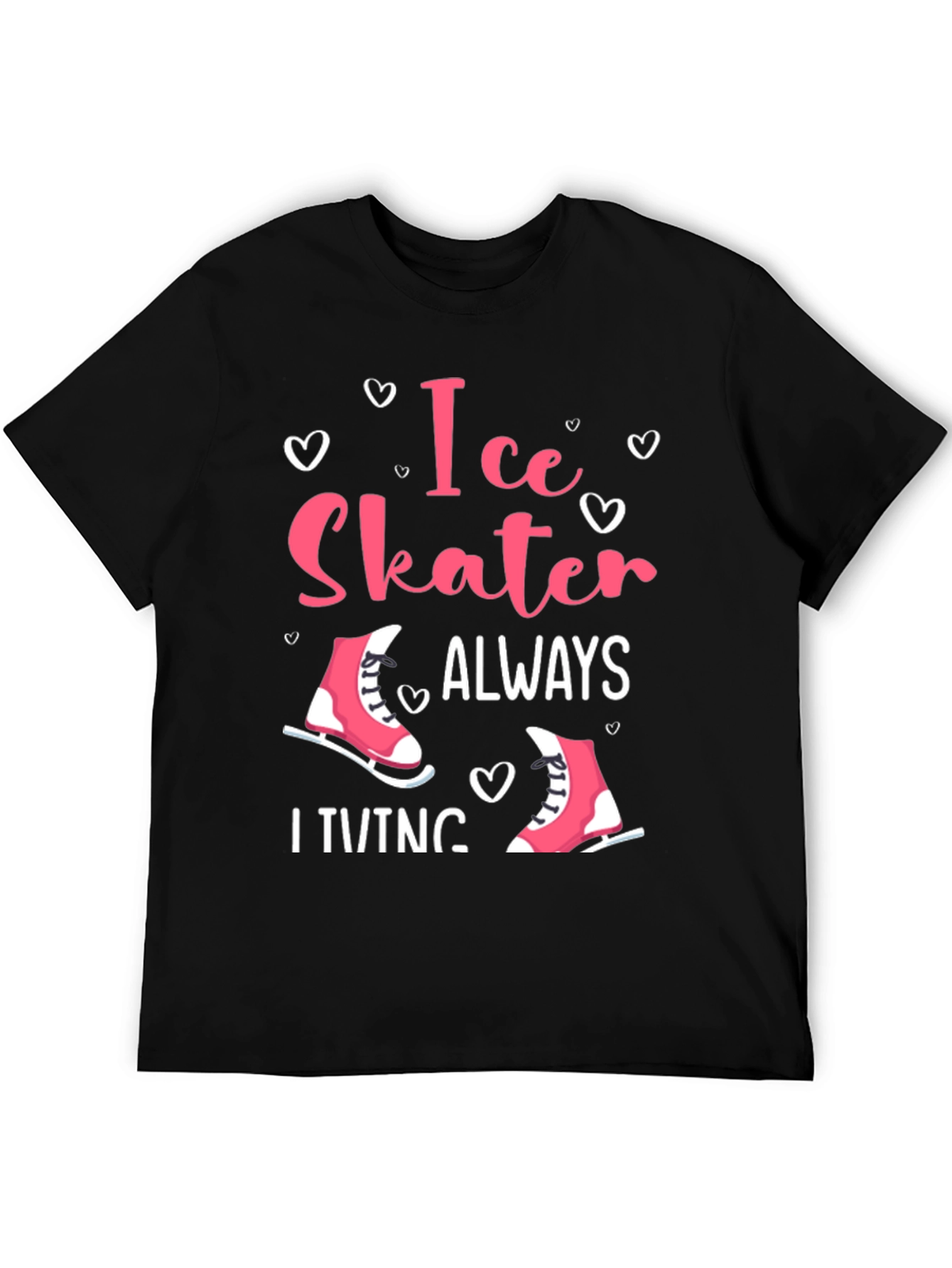 Ice Skater Always Skating Tee