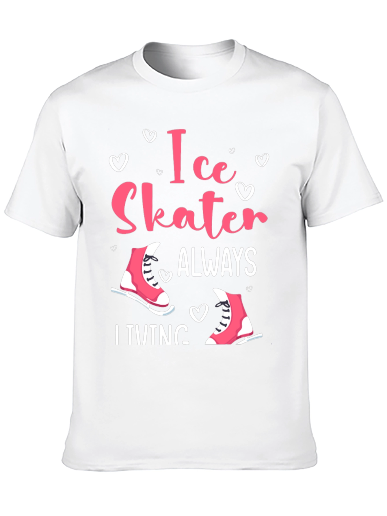 Ice Skater Always Skating Tee