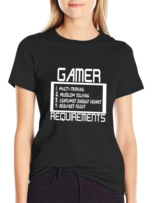Gamer Requirements Black T-Shirt