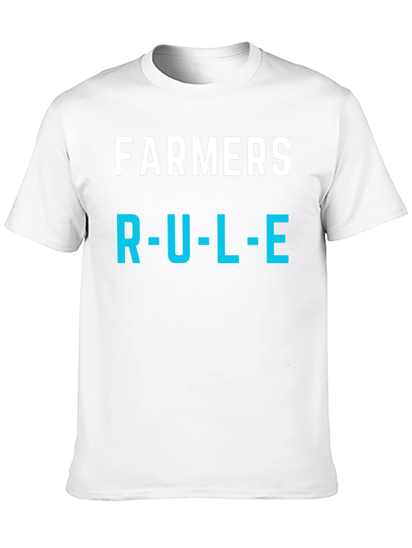 Farmers Rule T-Shirt - Black
