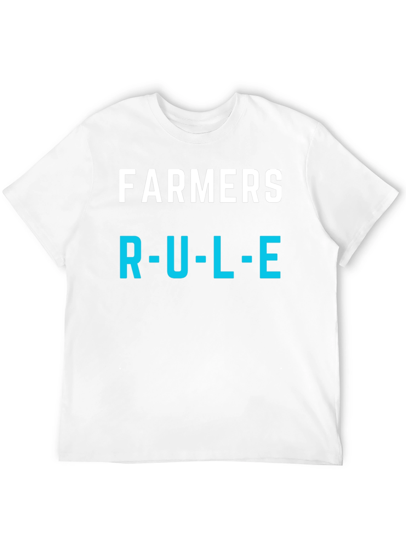 Farmers Rule T-Shirt - Black