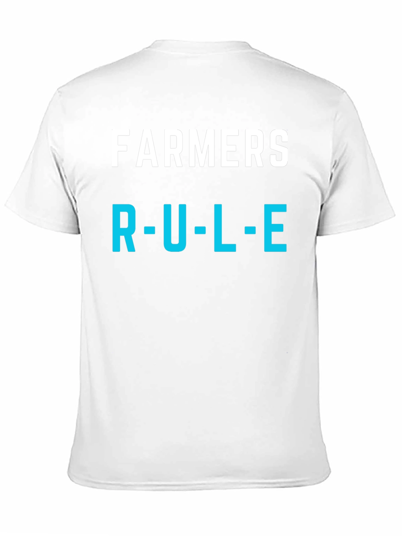Farmers Rule T-Shirt - Black