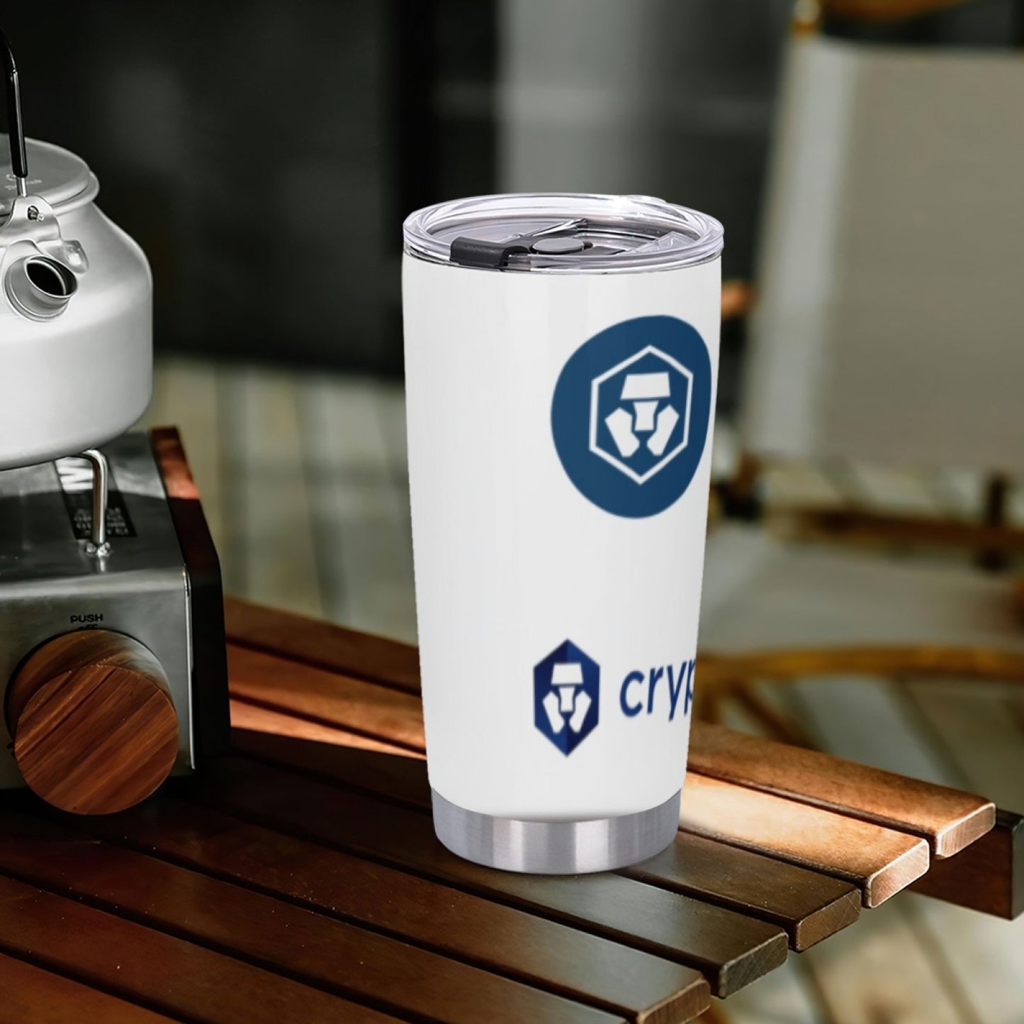 Office-Ready Insulated Stainless Steel Tumbler - Graphic Design Drink Cup