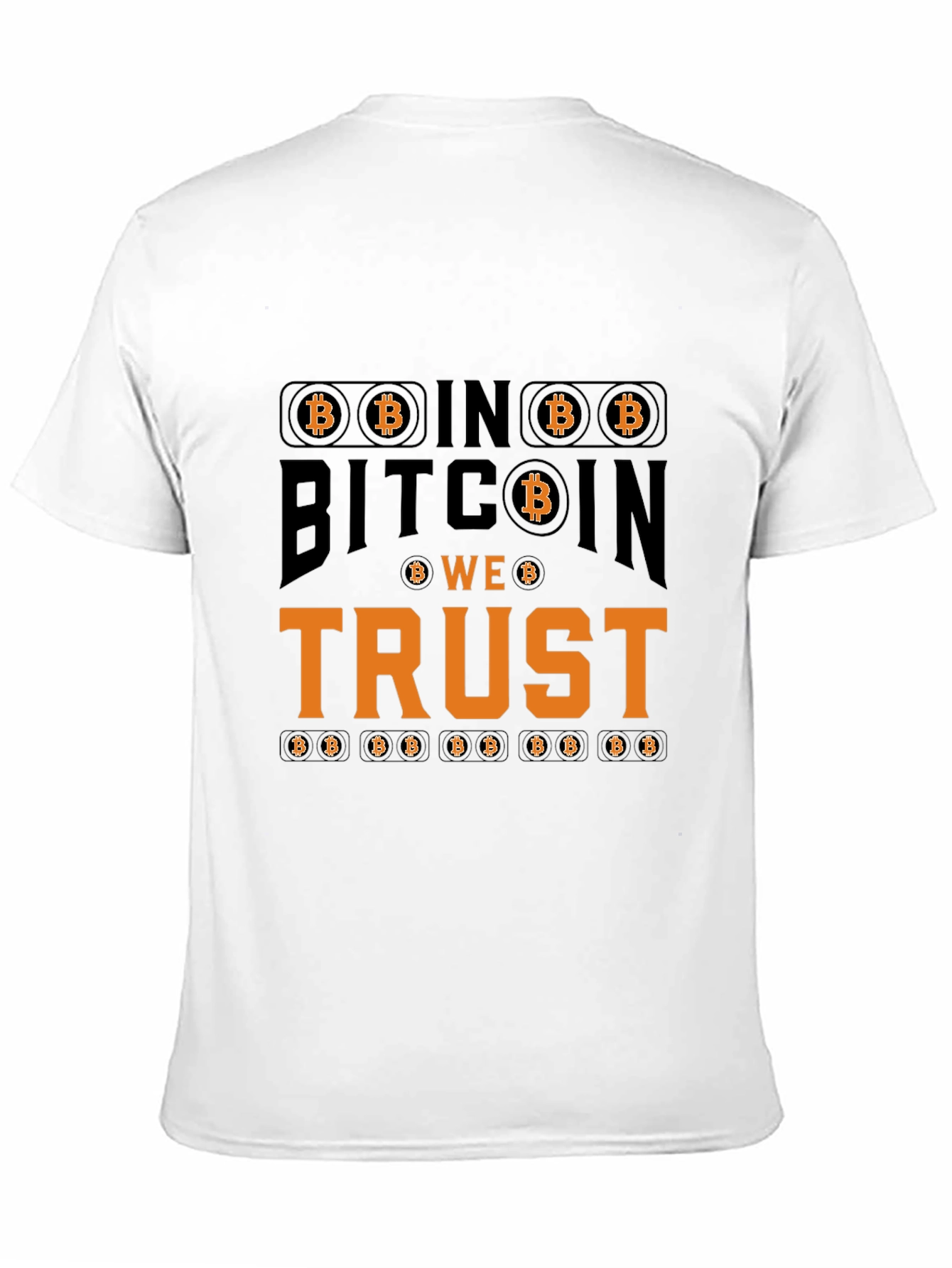 Bitcoin We Trust Black T-Shirt Crypto Currency Tee