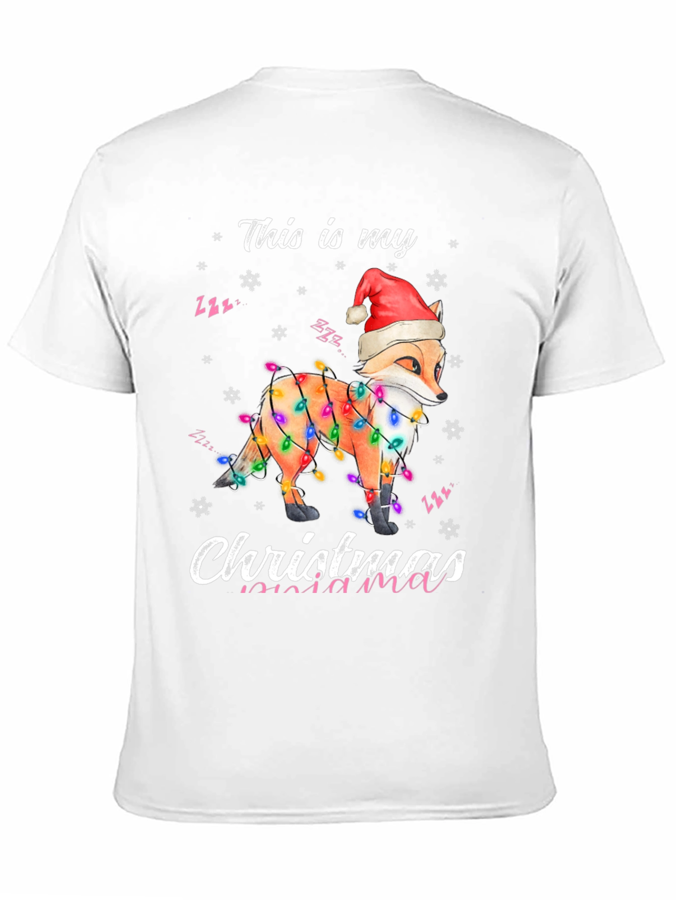 Christmas Fox Mama T-Shirt