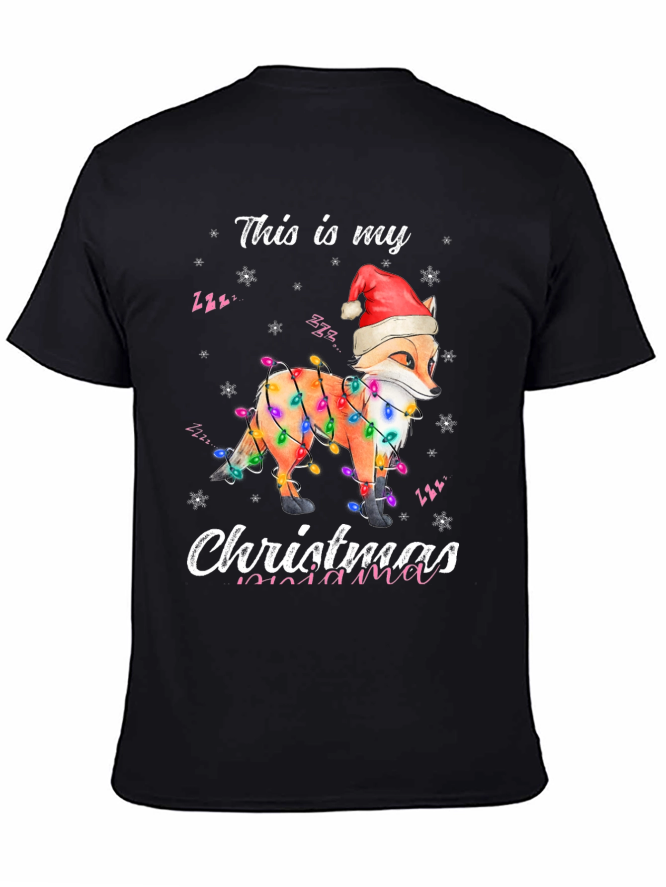 Christmas Fox Mama T-Shirt