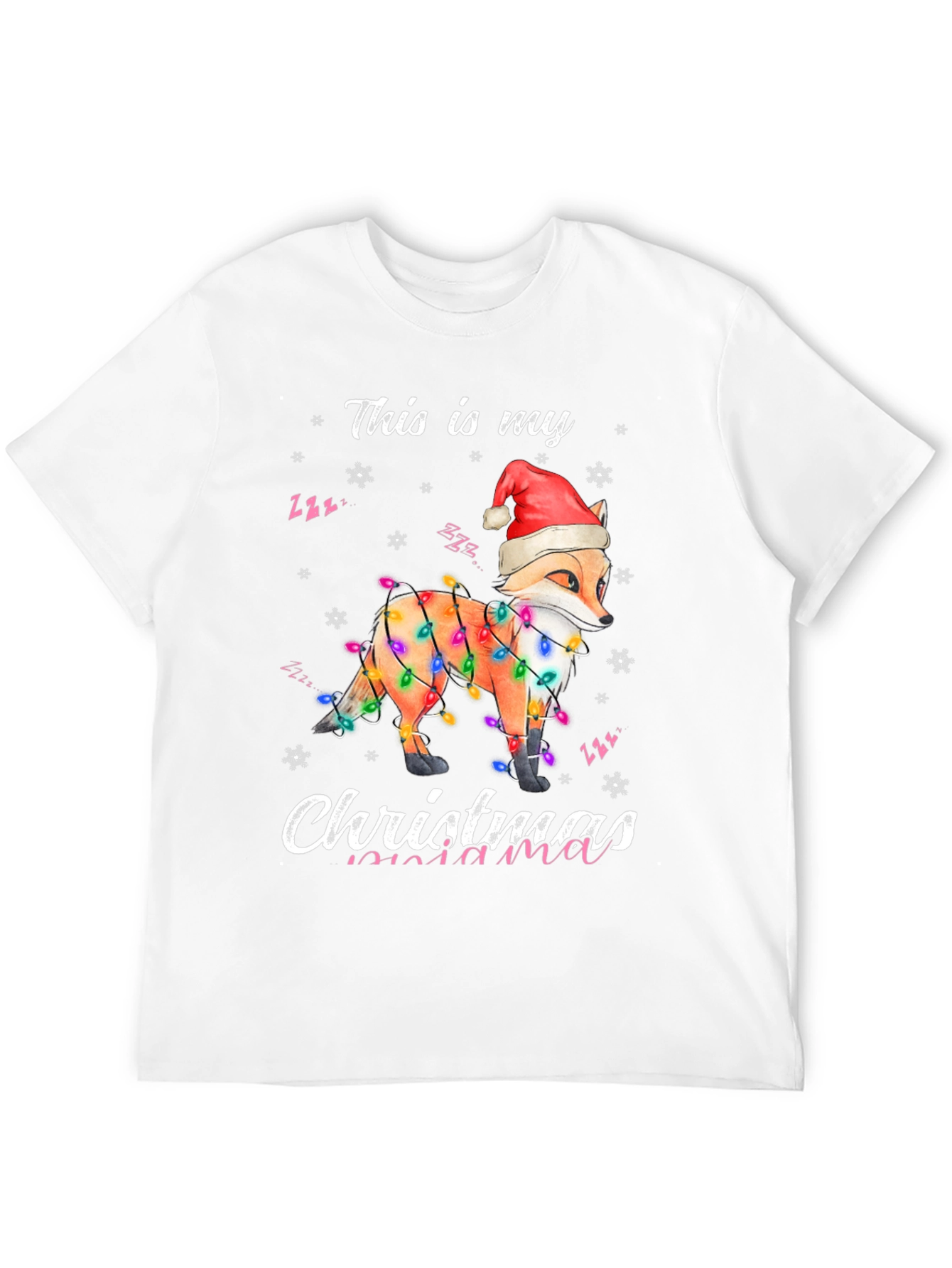 Christmas Fox Mama T-Shirt
