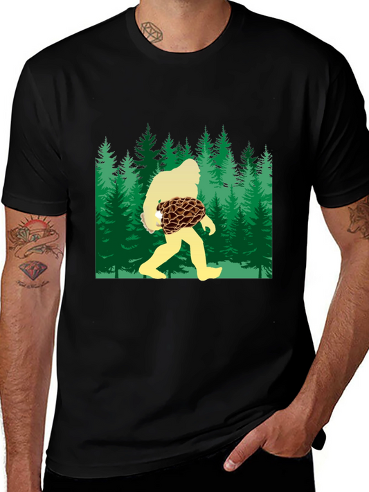 Bigfoot Morel Mushroom T-Shirt