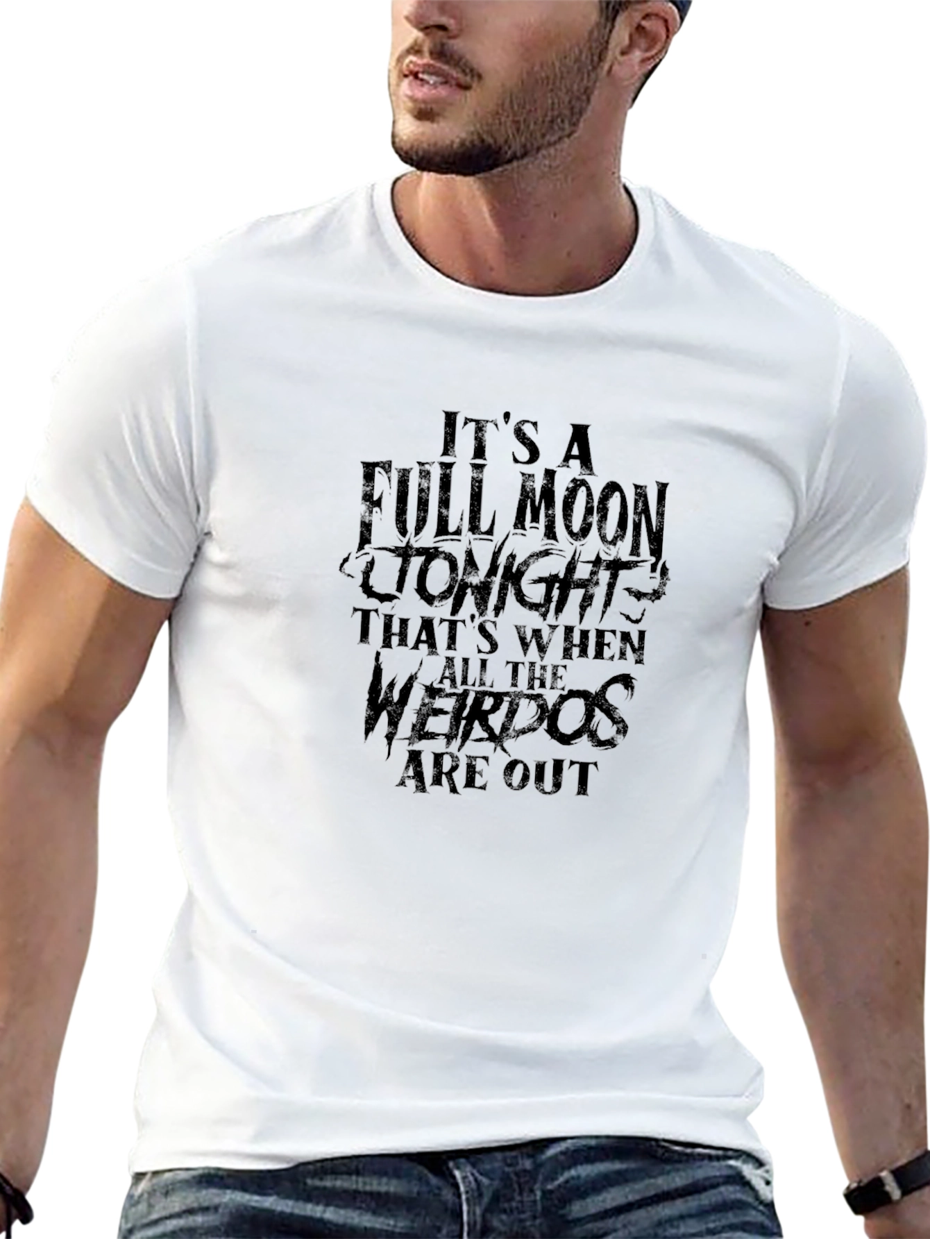 Full Moon Weirdos T-Shirt - Black