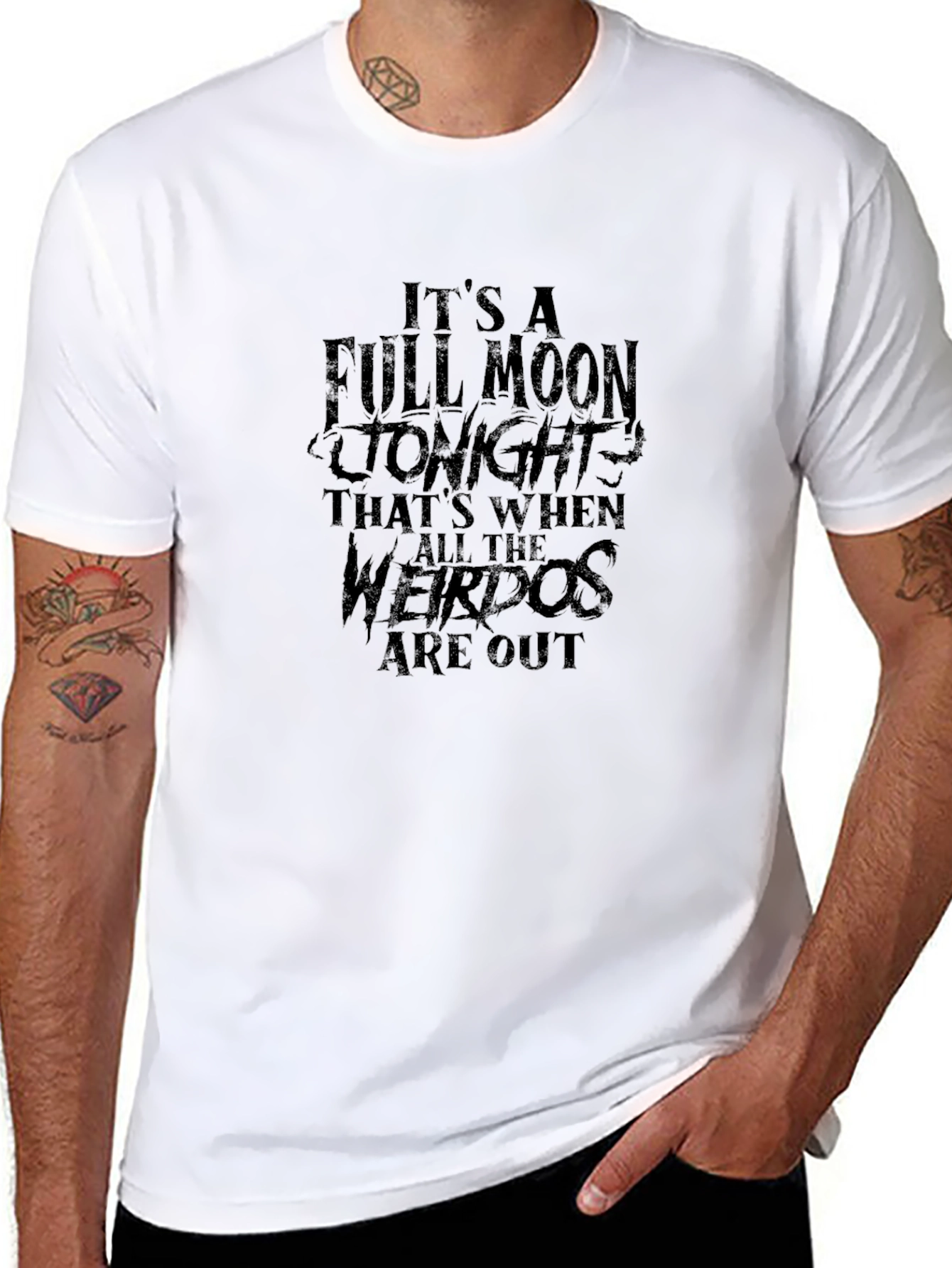 Full Moon Weirdos T-Shirt - Black