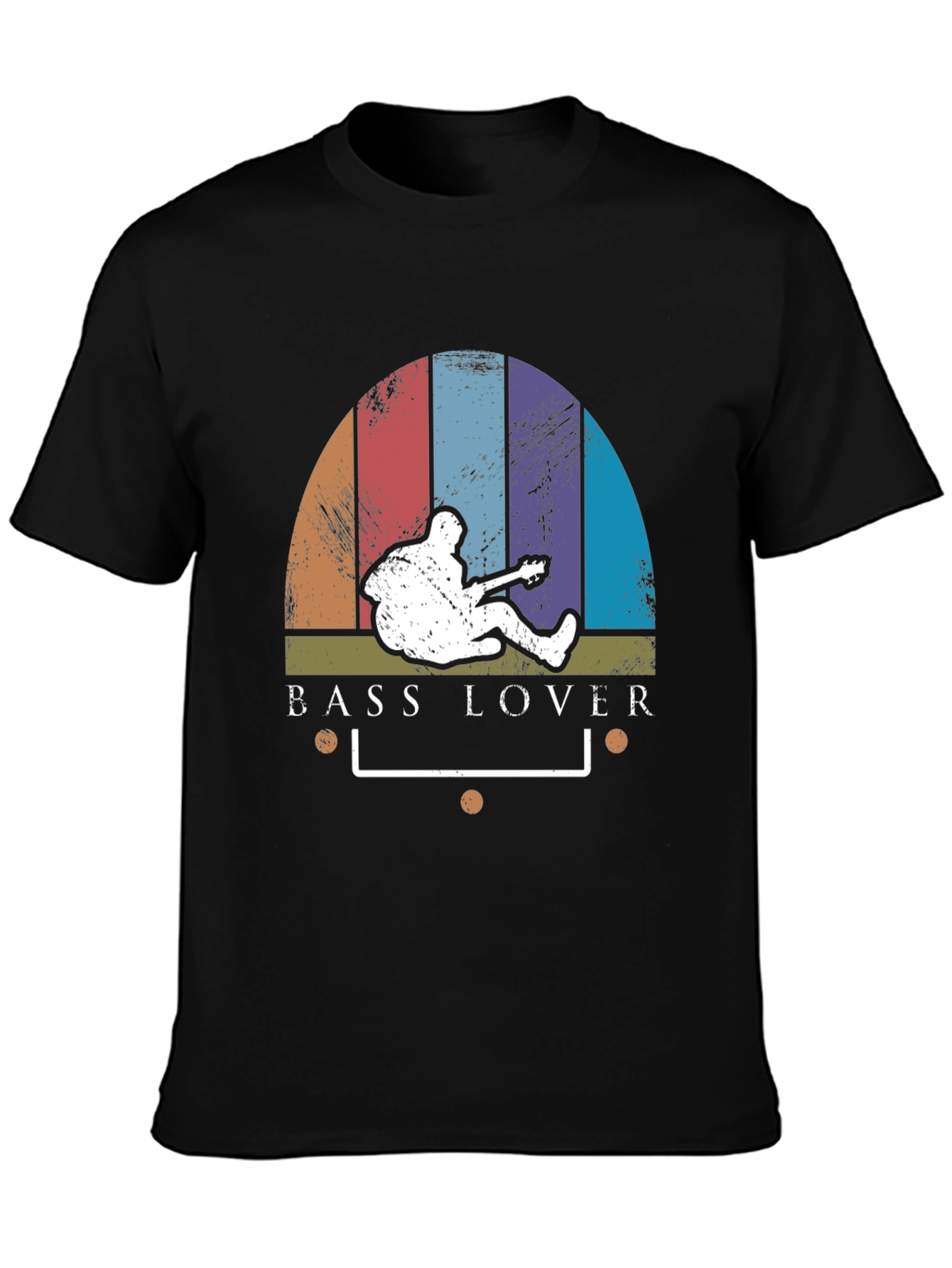 Retro Bass Lover T-Shirt - Musician Tee