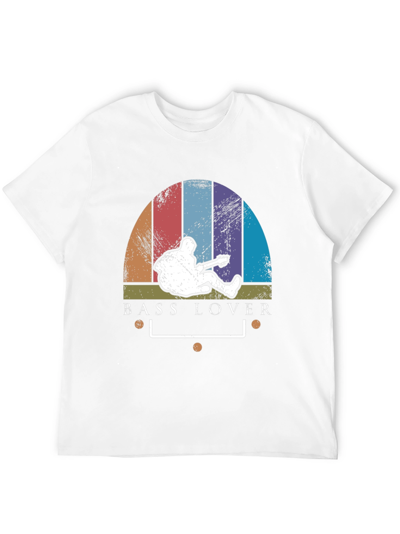 Retro Bass Lover T-Shirt - Musician Tee