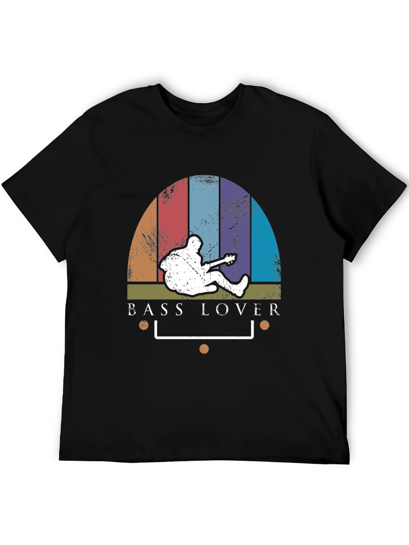 Retro Bass Lover T-Shirt - Musician Tee