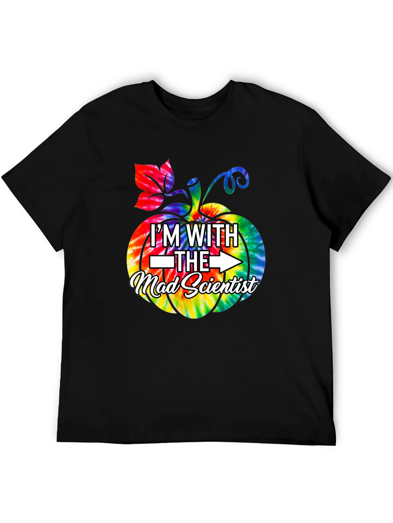 Im With The Mad Scientist Halloween T-Shirt