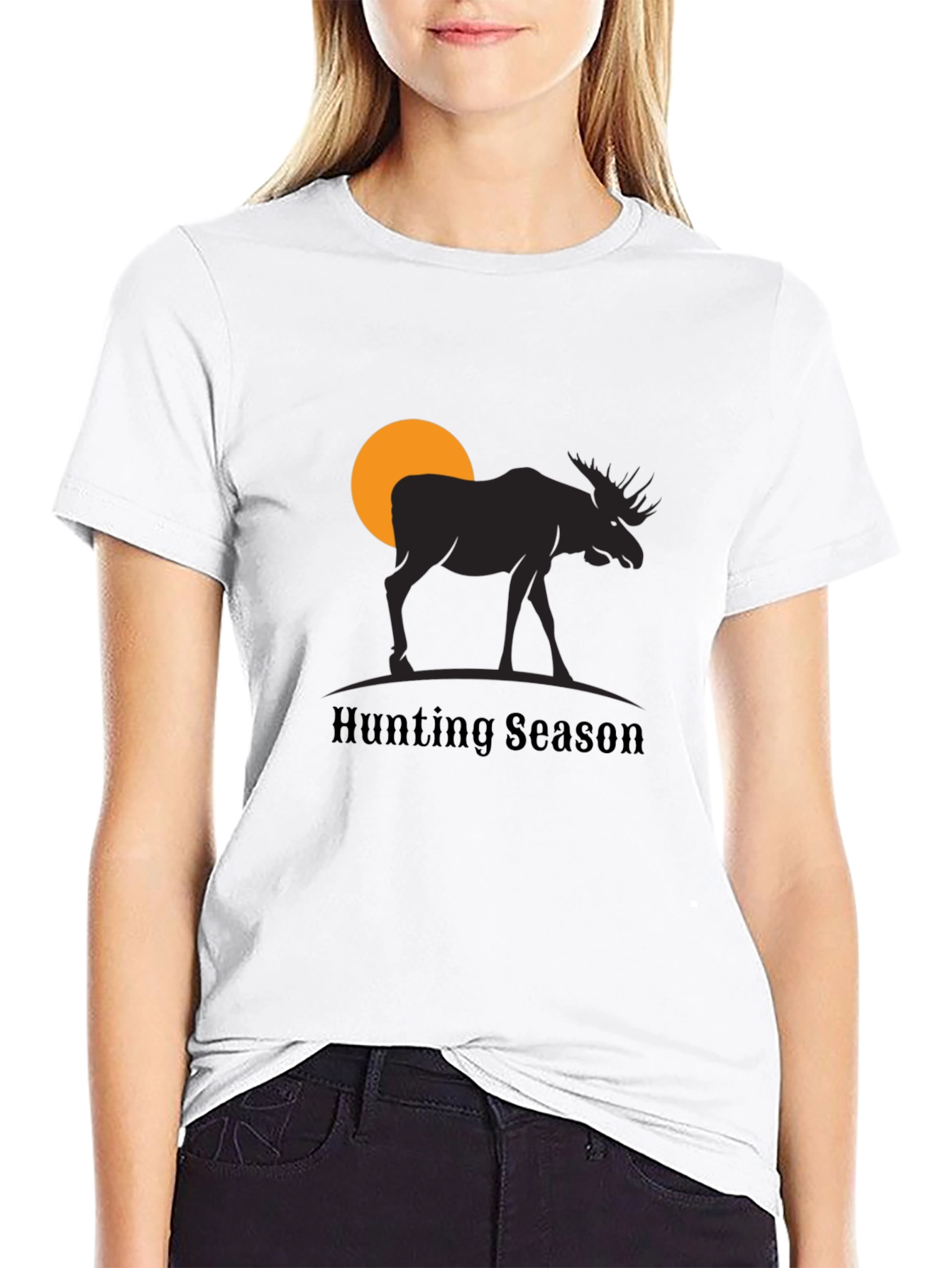 Hunting Season Moose Graphic T-Shirt