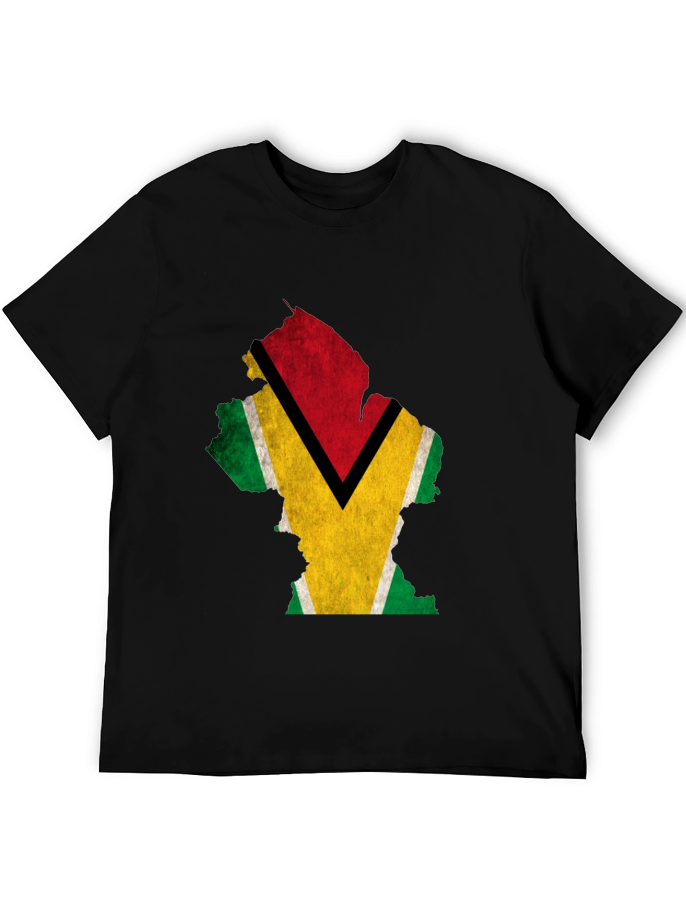 Guyana Flag Map T-Shirt - Patriotic Pride Tee