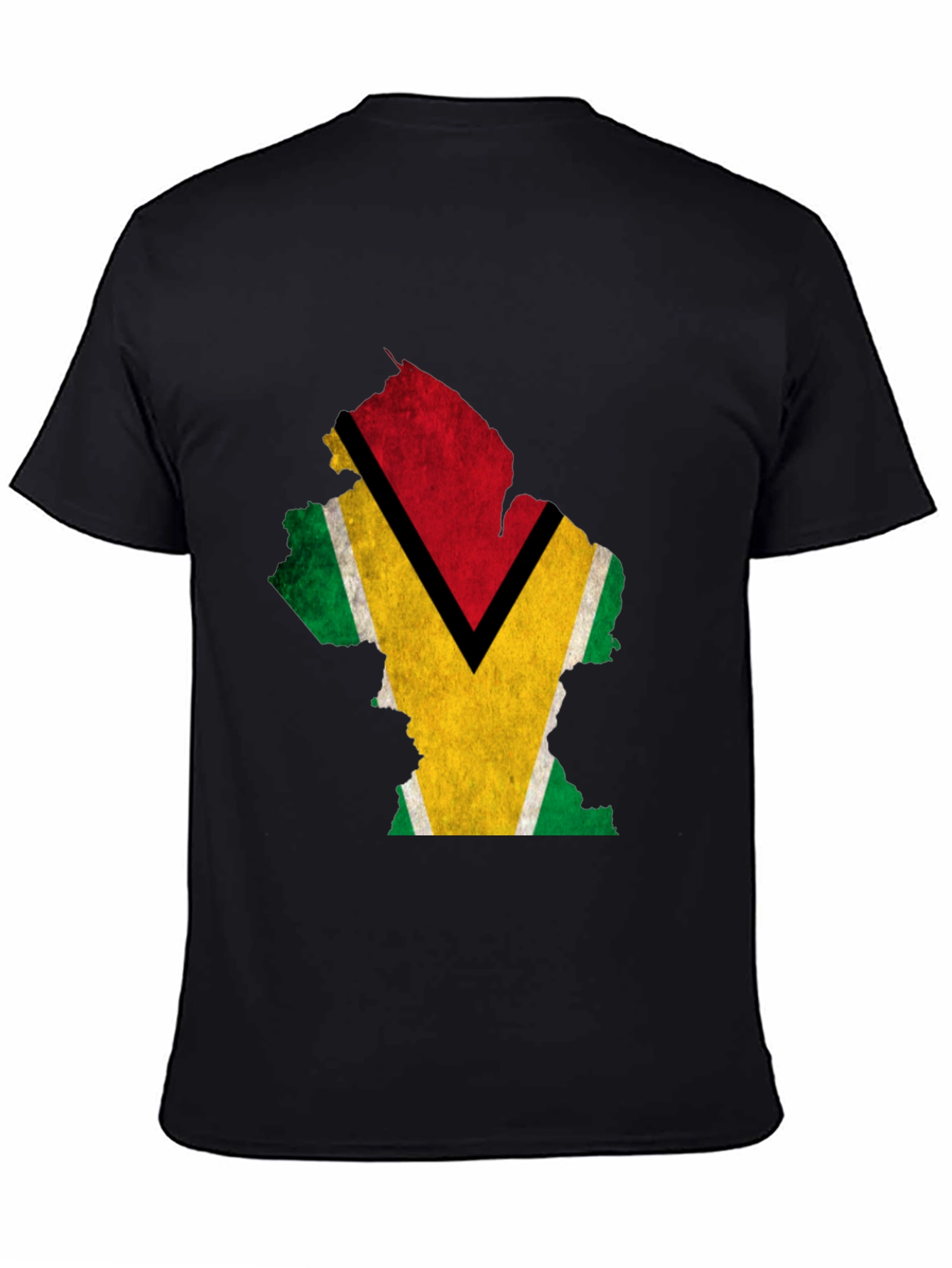 Guyana Flag Map T-Shirt - Patriotic Pride Tee