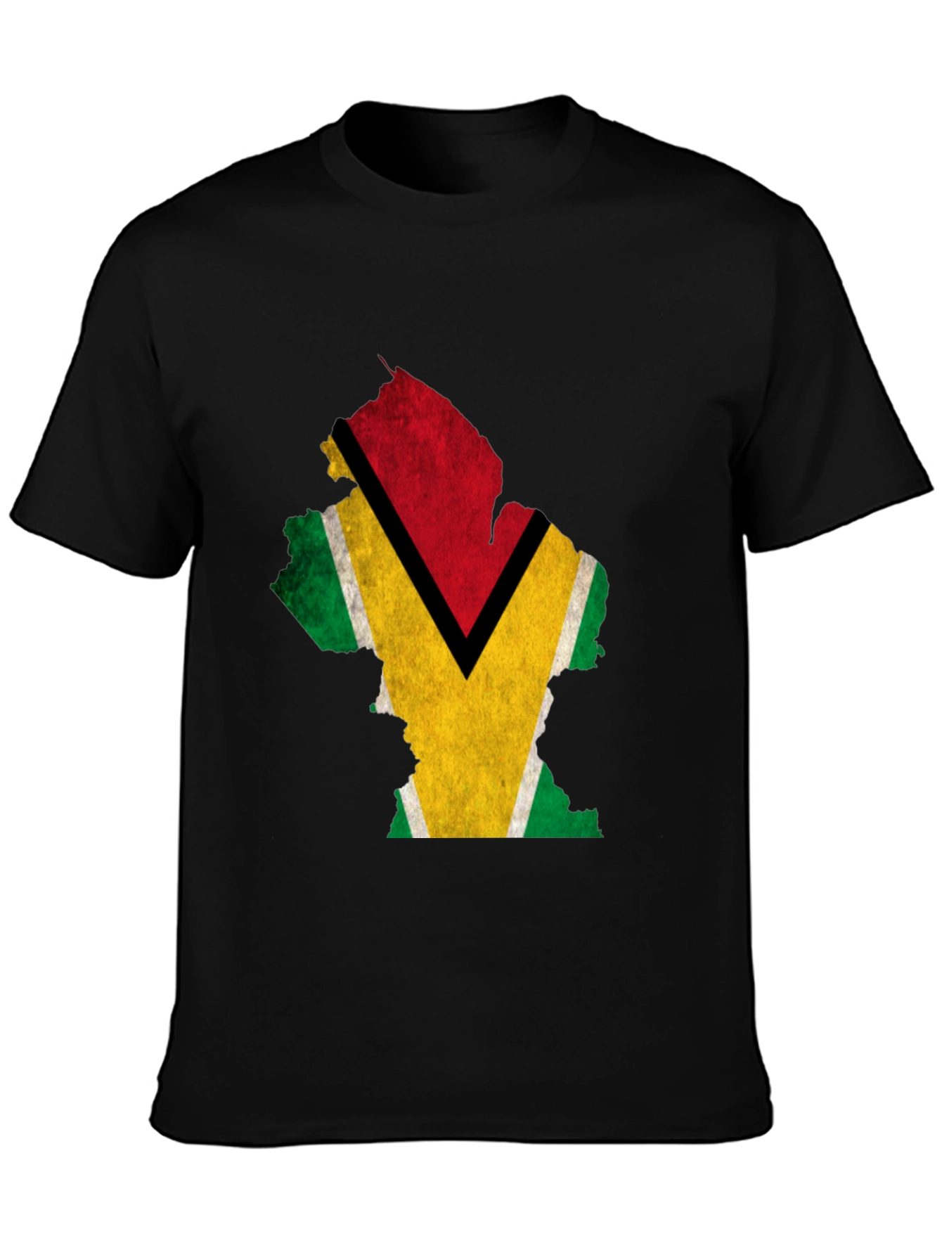Guyana Flag Map T-Shirt - Patriotic Pride Tee
