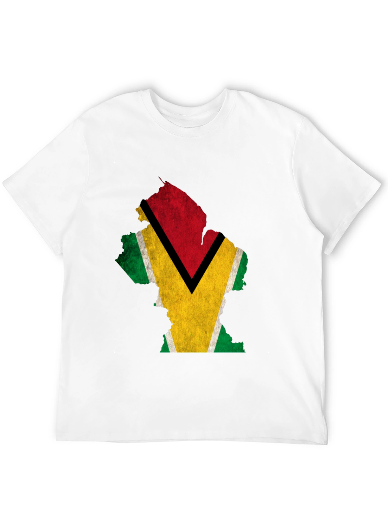 Guyana Flag Map T-Shirt - Patriotic Pride Tee