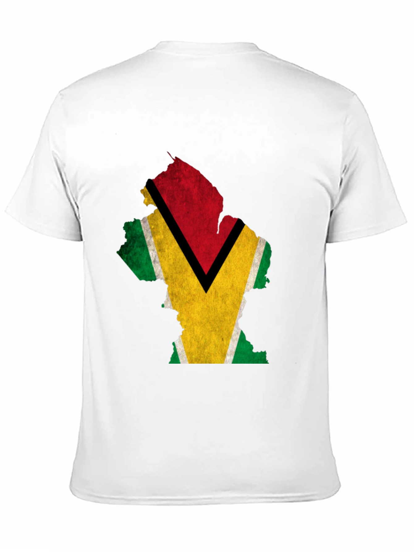 Guyana Flag Map T-Shirt - Patriotic Pride Tee