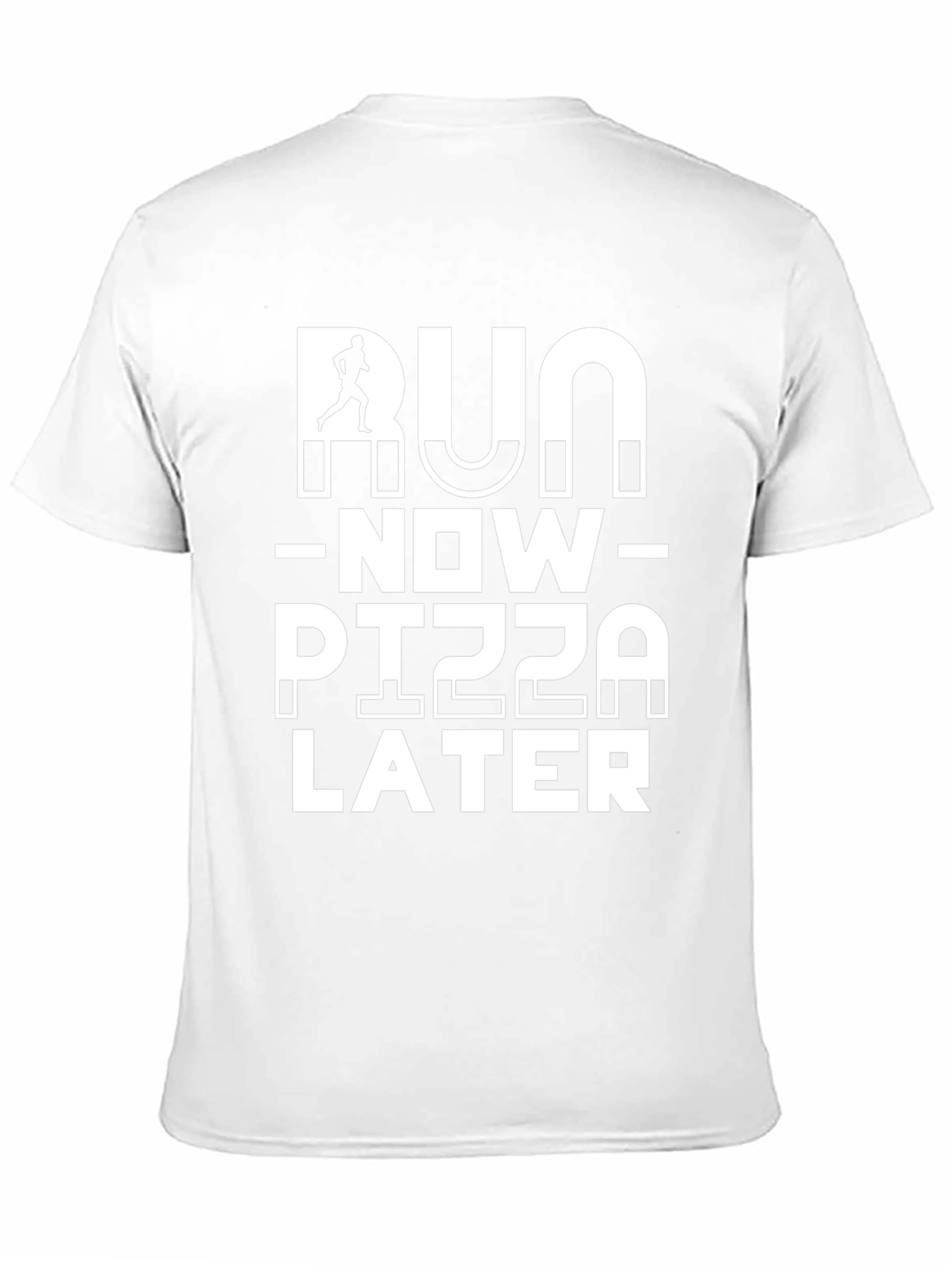 Run Now Pizza Later Graphic Tee