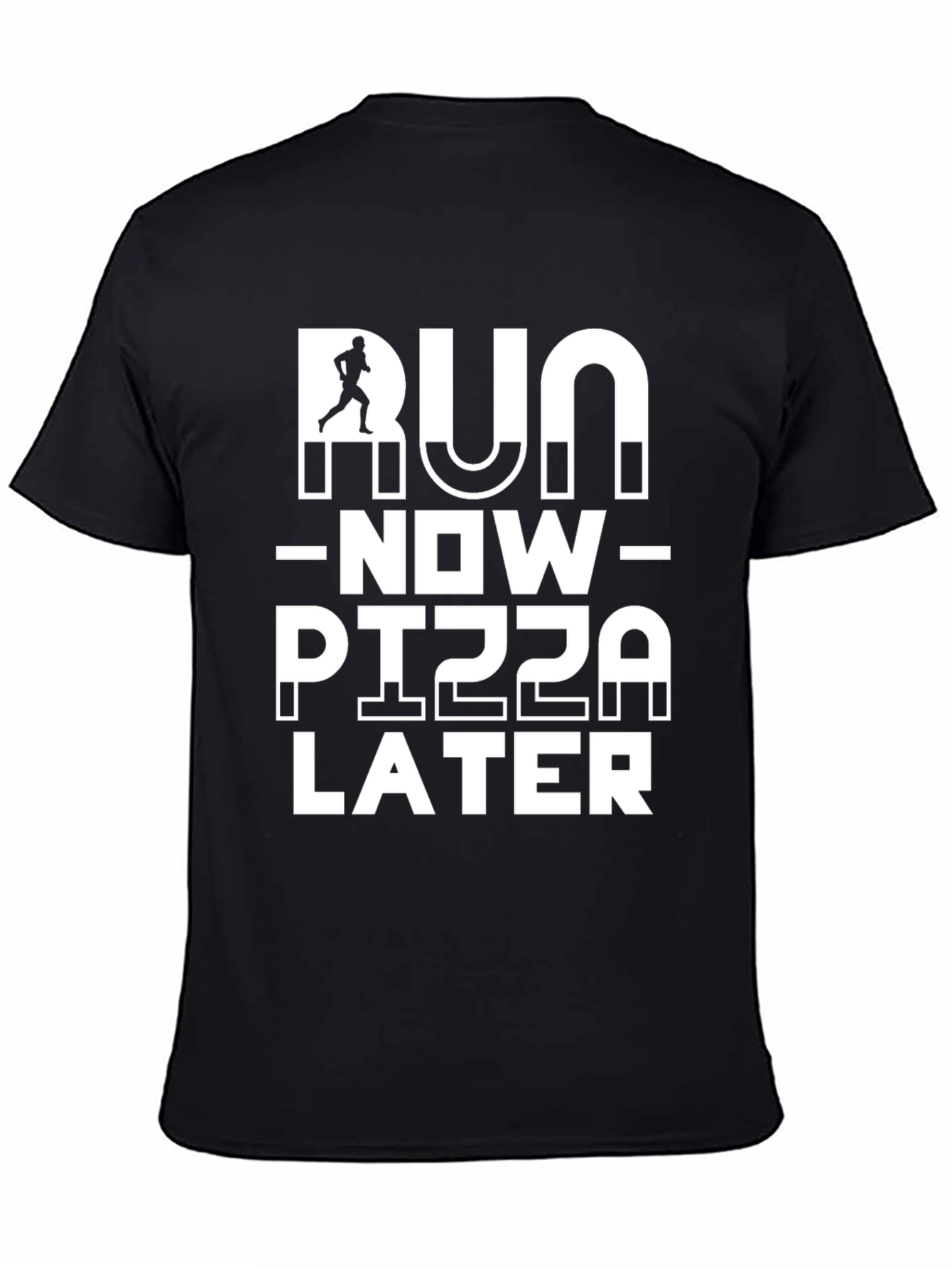 Run Now Pizza Later Graphic Tee
