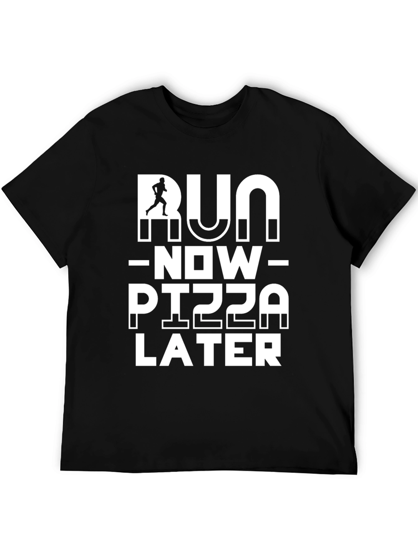 Run Now Pizza Later Graphic Tee