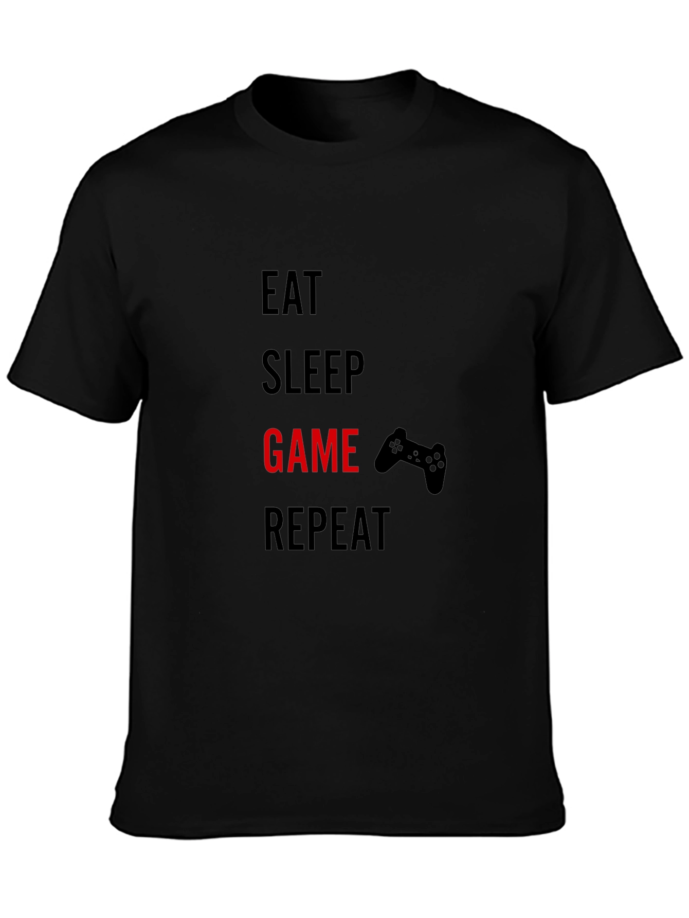 Eat Sleep Game Repeat T-Shirt - Gamer Style