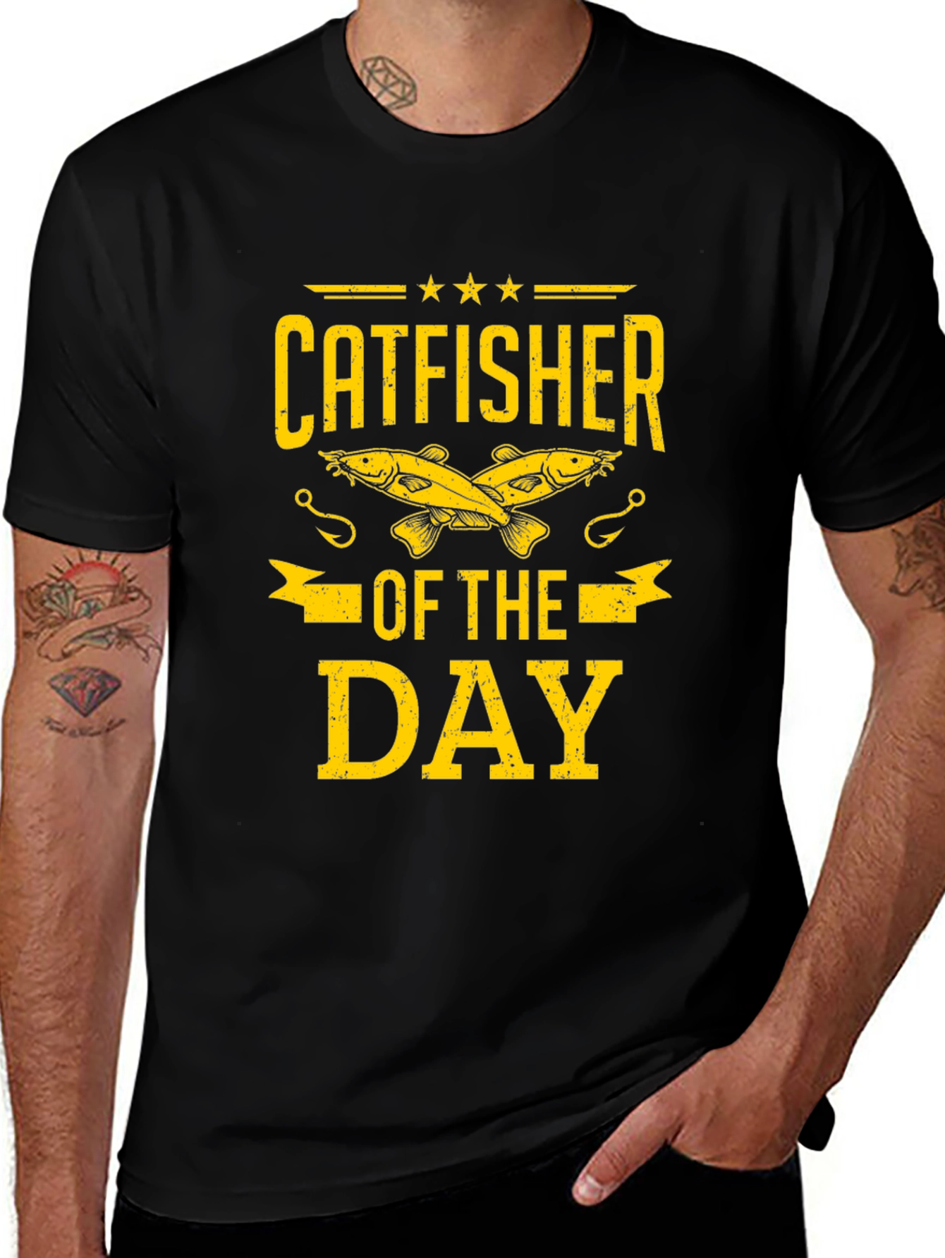 Catfisher of the Day Graphic T-Shirt