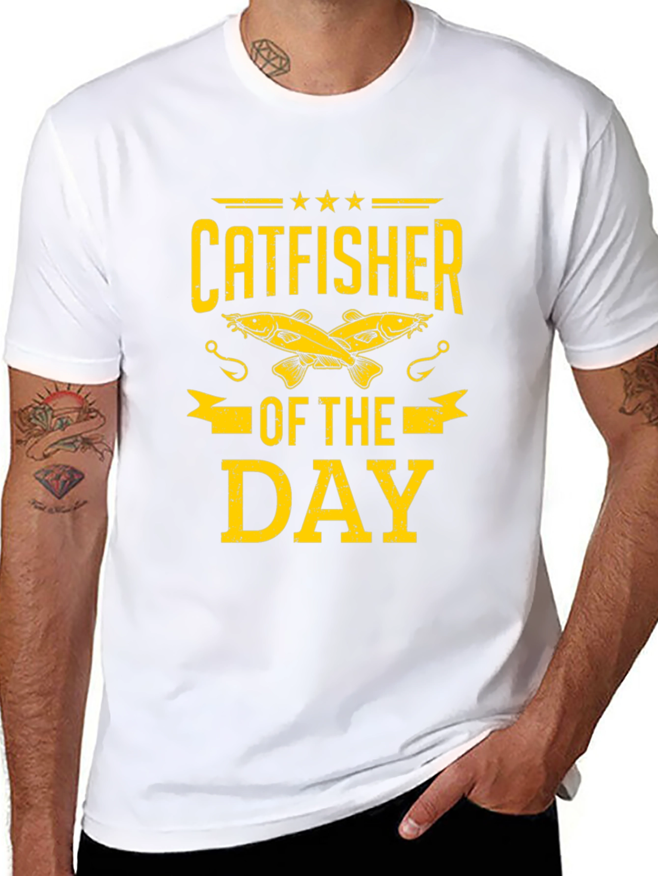 Catfisher of the Day Graphic T-Shirt