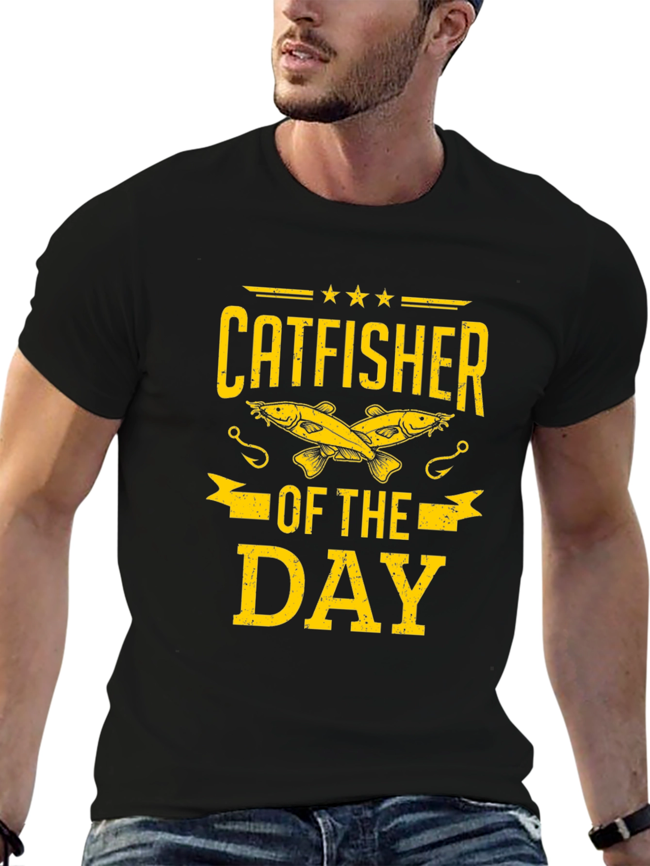 Catfisher of the Day Graphic T-Shirt
