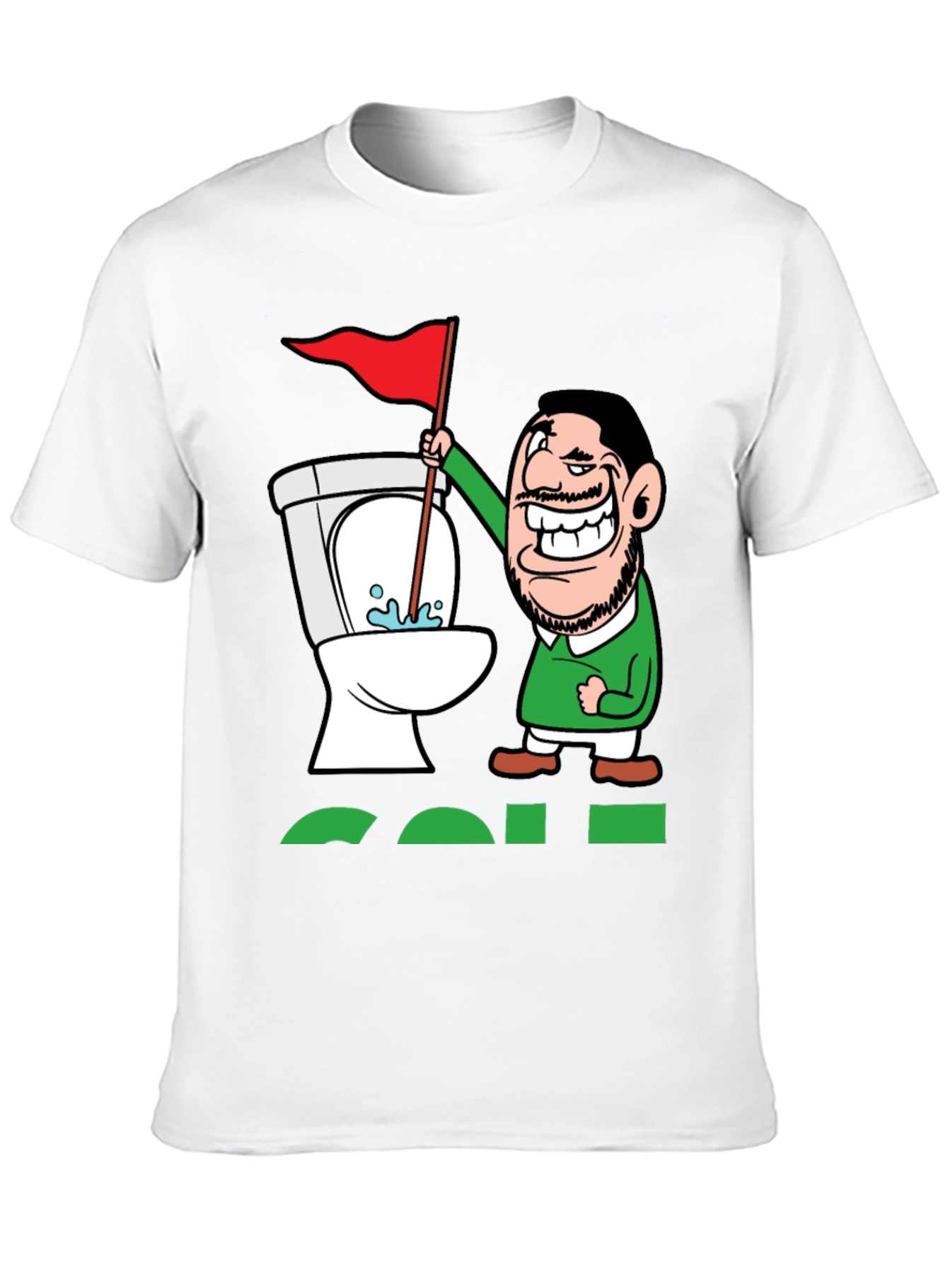 Toilet Humor Golf Tee